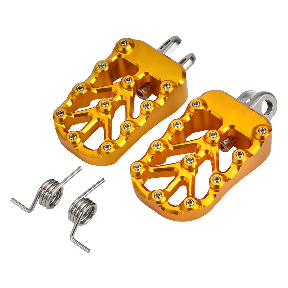 CNC Billet Wide Foot Pegs Footrests Pedals For Suzuki DRZ400 E S SM 2000-2022 - Image 10
