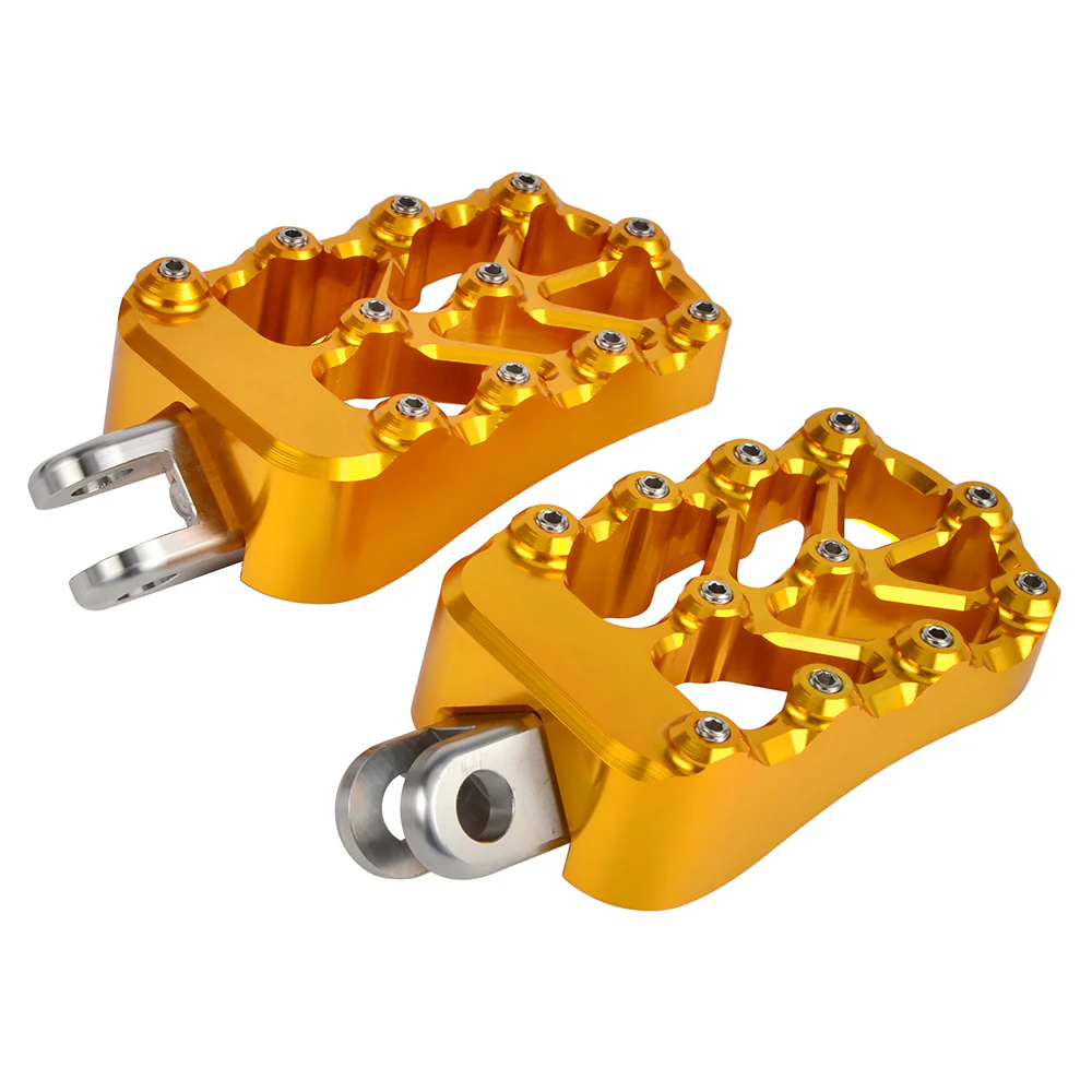 CNC Billet Wide Foot Pegs Footrests Pedals For Suzuki DRZ400 E S SM 2000-2022 - Image 11