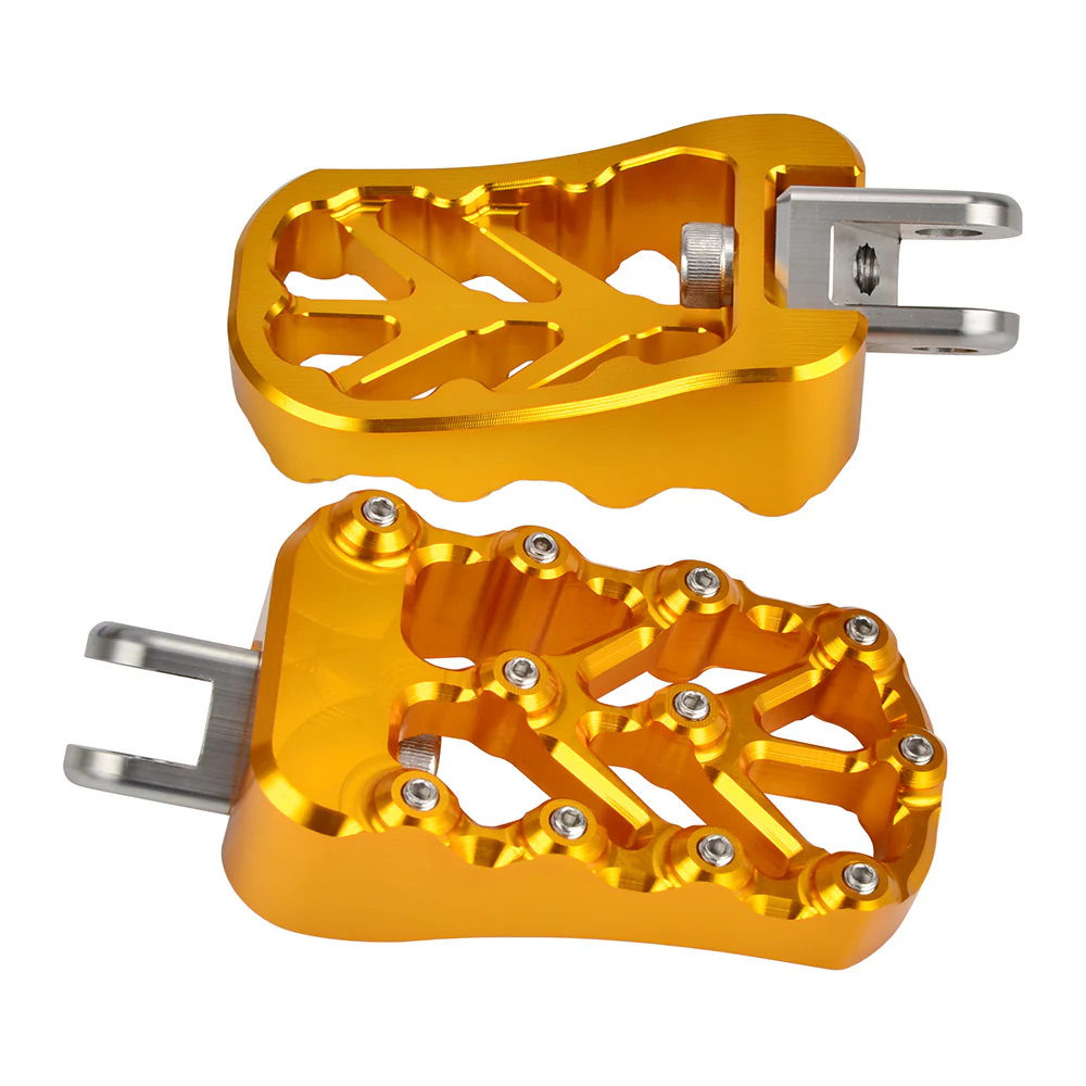 CNC Billet Wide Foot Pegs Footrests Pedals For Suzuki DRZ400 E S SM 2000-2022 - Image 12