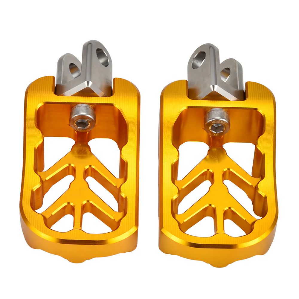 CNC Billet Wide Foot Pegs Footrests Pedals For Suzuki DRZ400 E S SM 2000-2022 - Image 13