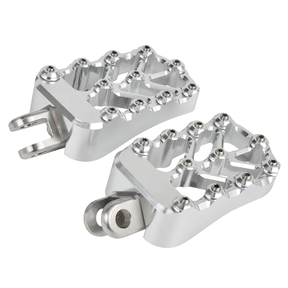 CNC Billet Wide Foot Pegs Footrests Pedals For Suzuki DRZ400 E S SM 2000-2022 - Image 16