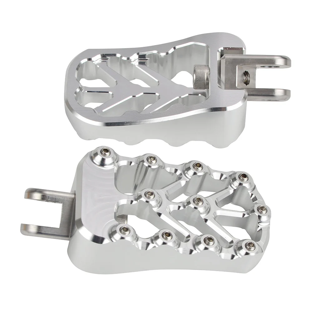 CNC Billet Wide Foot Pegs Footrests Pedals For Suzuki DRZ400 E S SM 2000-2022 - Image 17