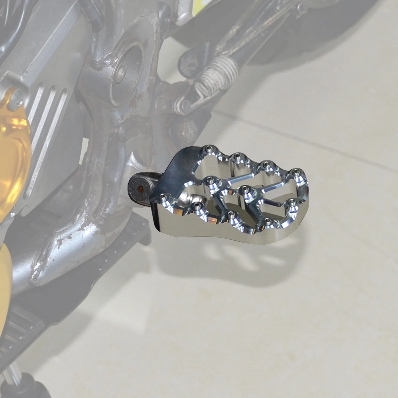 CNC Billet Wide Foot Pegs Footrests Pedals For Suzuki DRZ400 E S SM 2000-2022 - Image 4