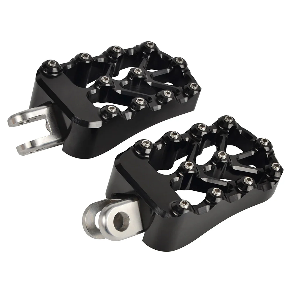 CNC Billet Wide Foot Pegs Footrests Pedals For Suzuki DRZ400 E S SM 2000-2022 - Image 6