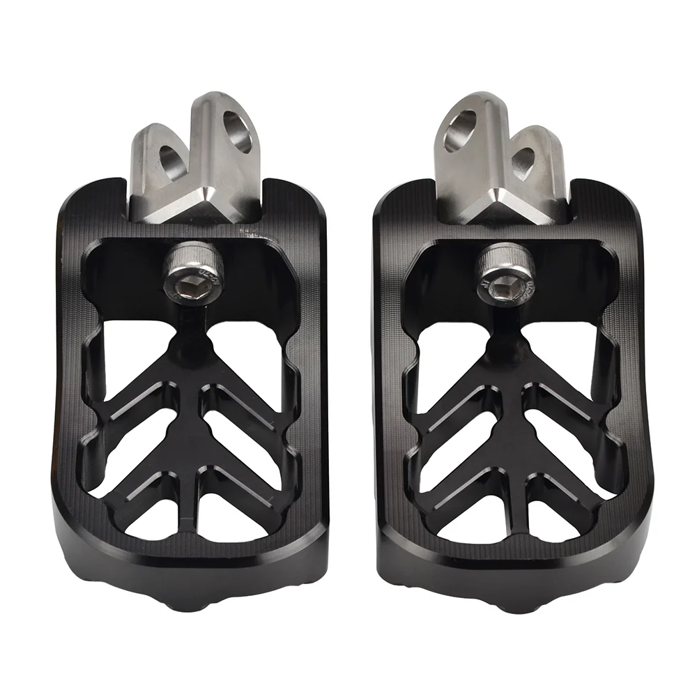 CNC Billet Wide Foot Pegs Footrests Pedals For Suzuki DRZ400 E S SM 2000-2022 - Image 8
