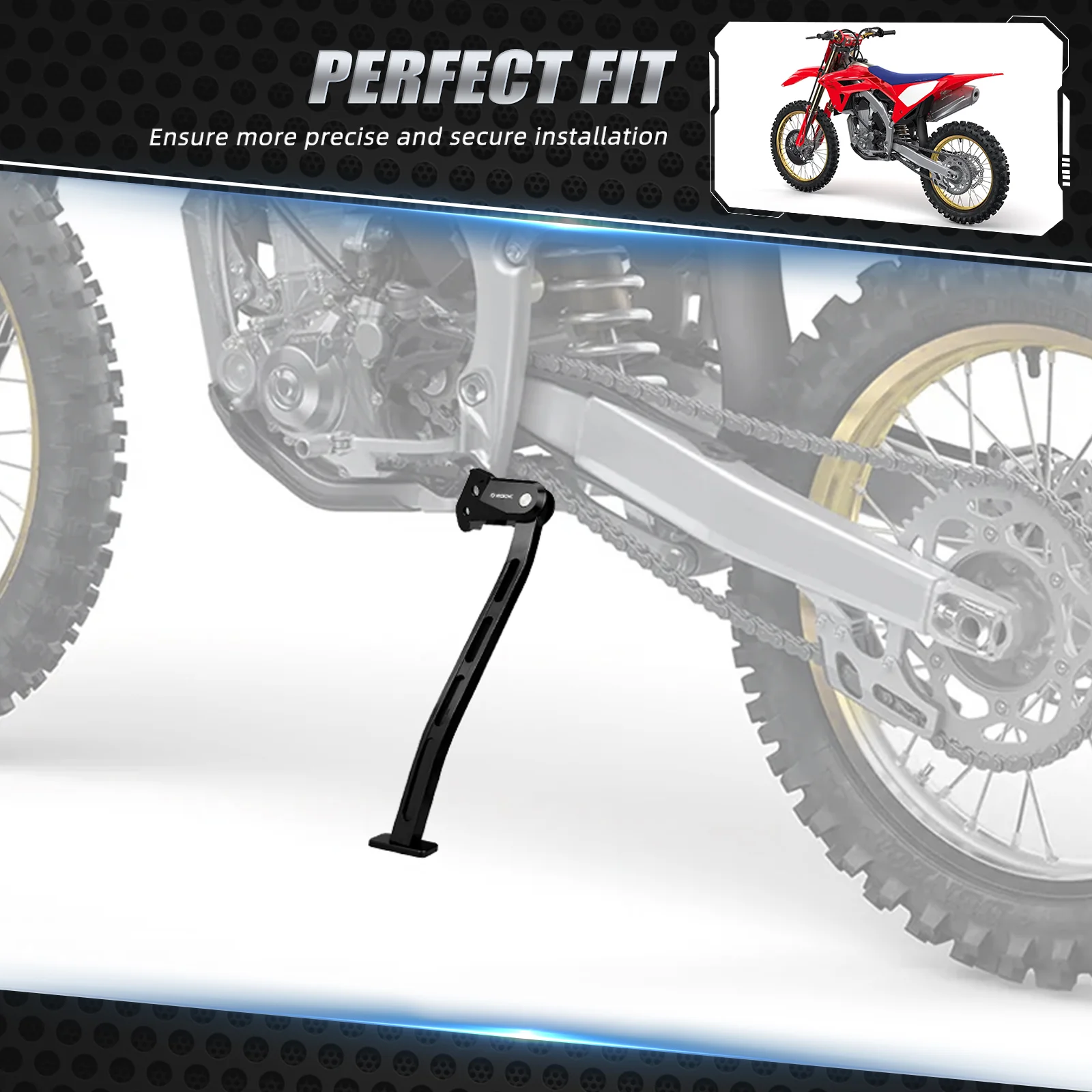 CNC Side Stand Kickstand For Honda CRF250R 450R 13-18 450RWE 19-20 - Image 3