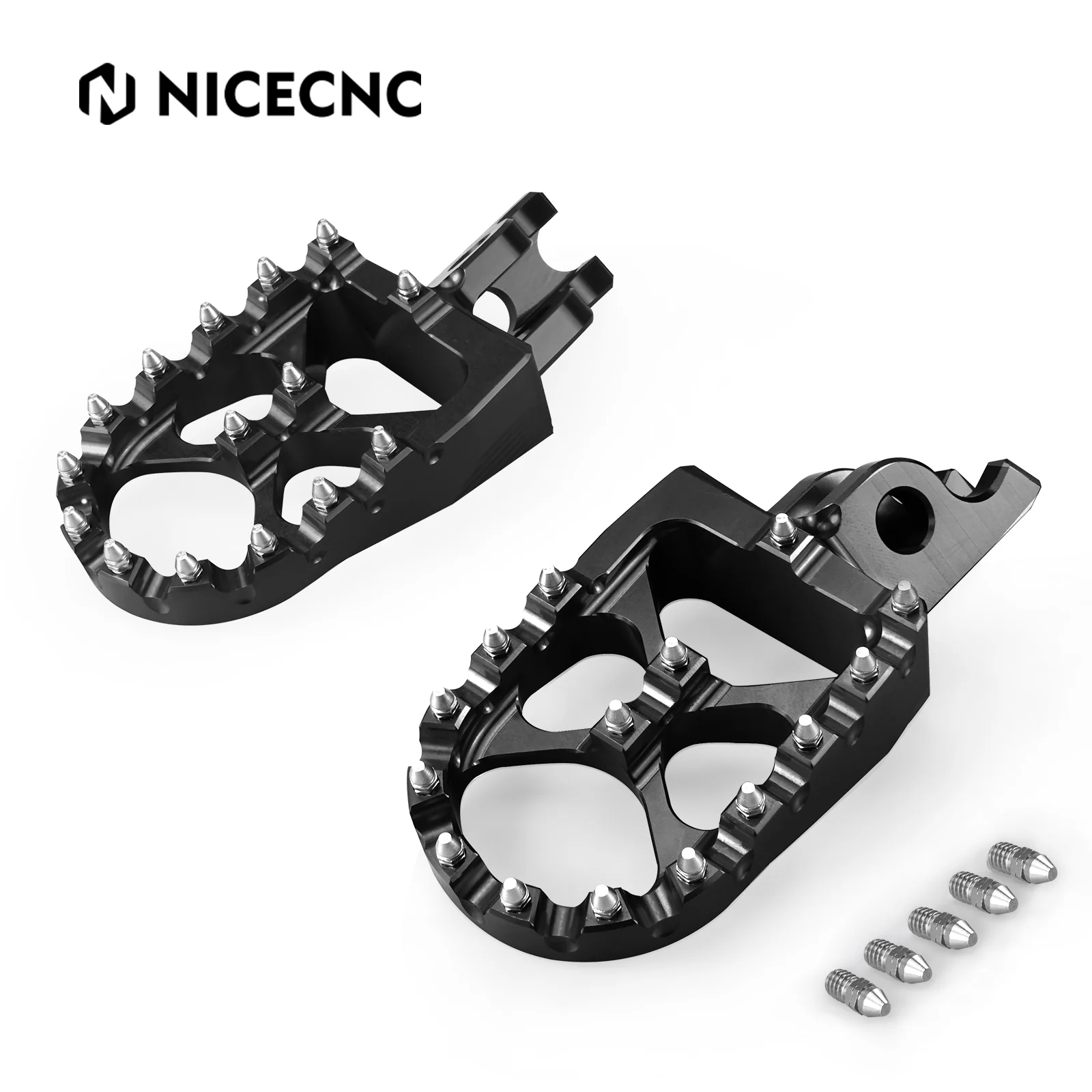 CNC Footpegs Bud Motorcycle Foot Pegs For Honda CRF250R CRF450R CRF1000L - Image 7