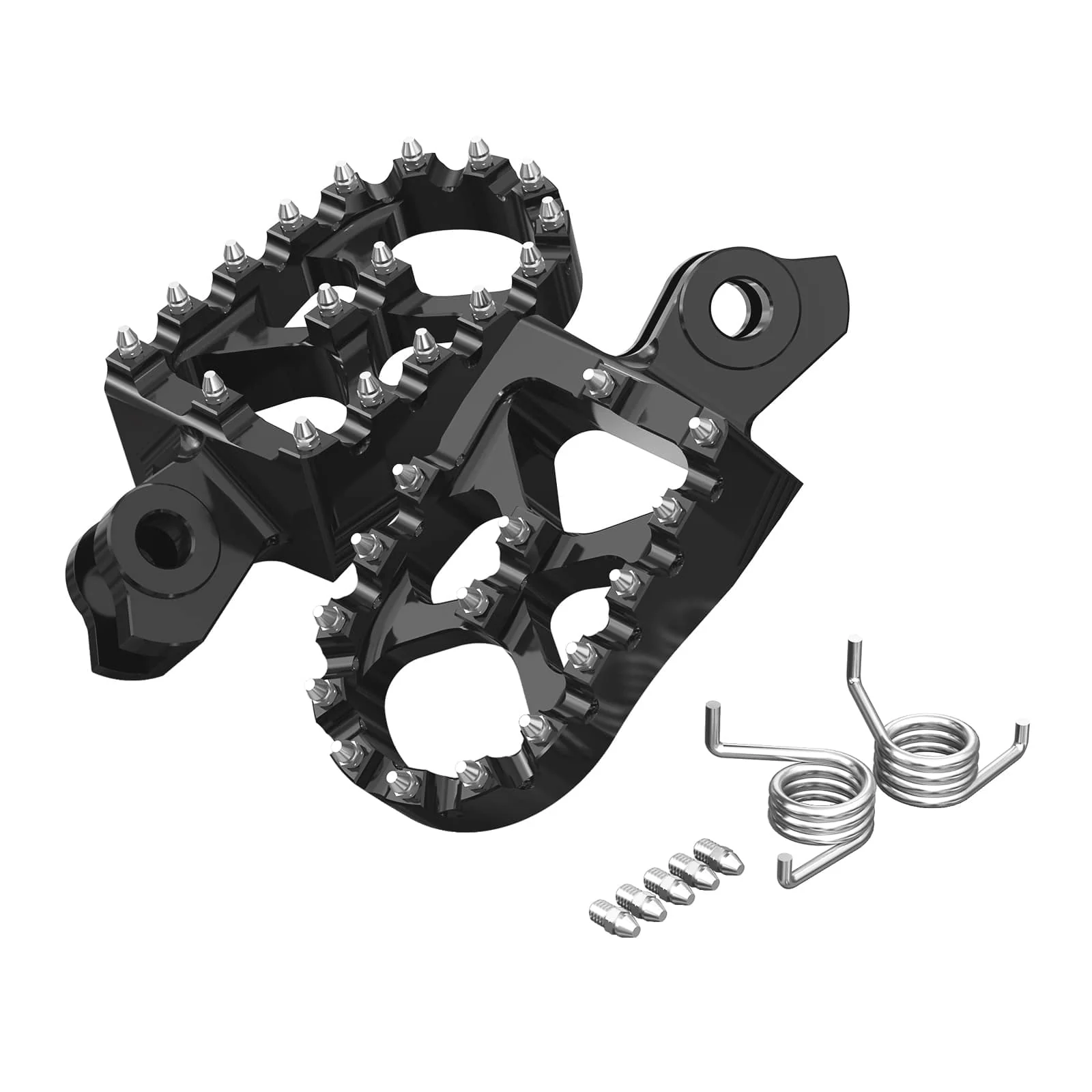 Pair Wide Billet Footpegs For Suzuki RMZ250 2010-2024 RMZ450 2008-2024 - Image 11
