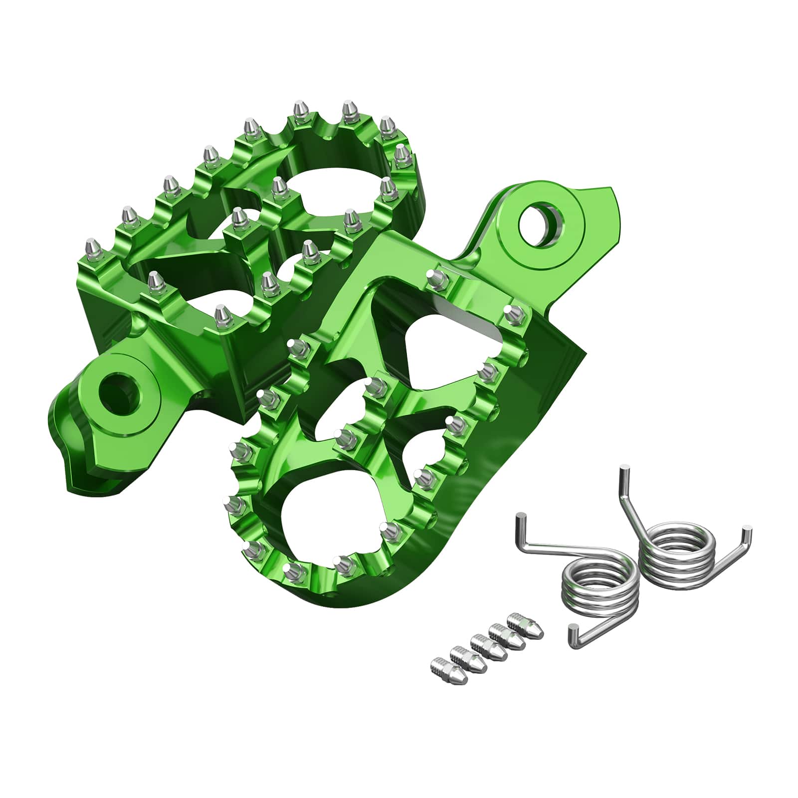 Pair Wide Billet Footpegs For Suzuki RMZ250 2010-2024 RMZ450 2008-2024 - Image 16