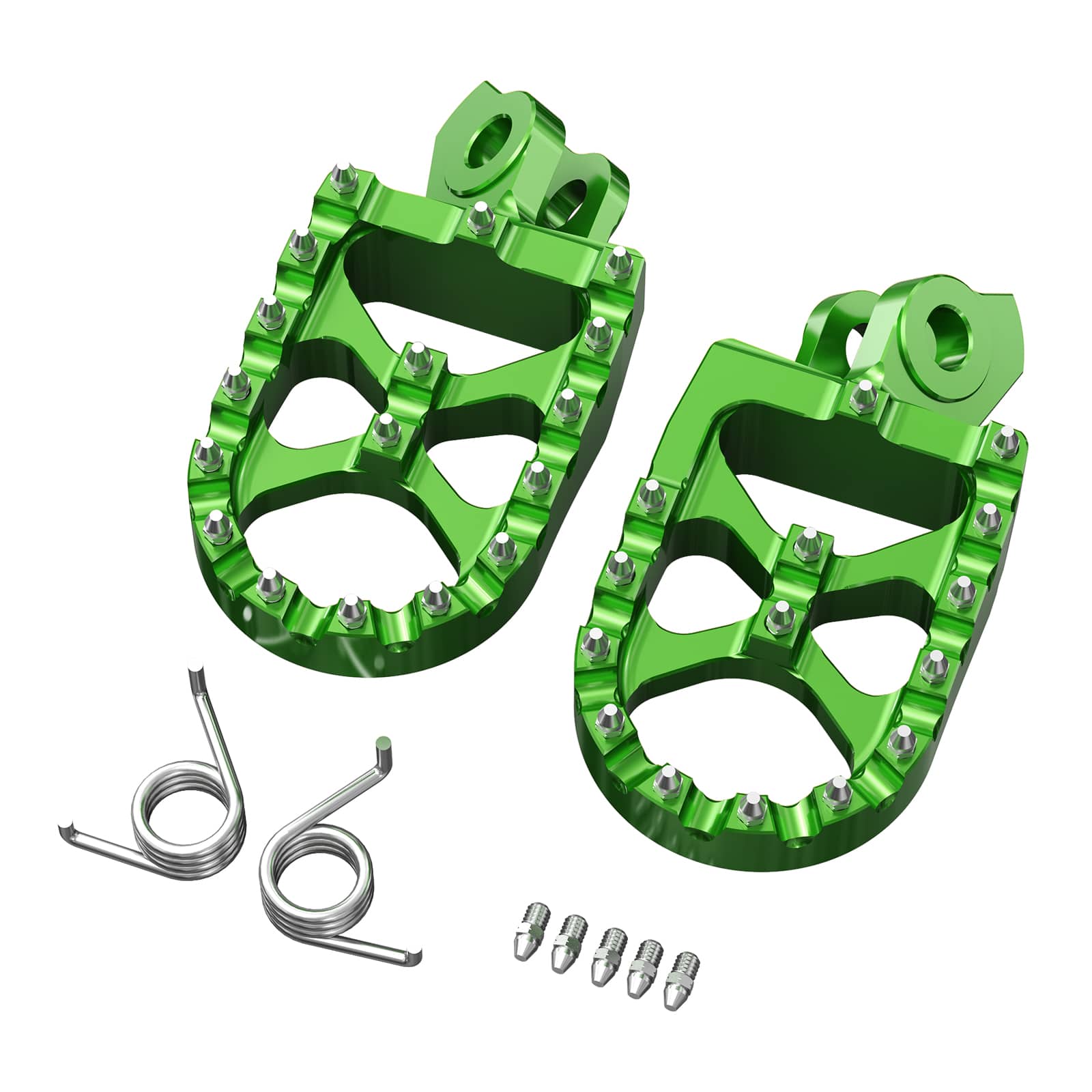 Pair Wide Billet Footpegs For Suzuki RMZ250 2010-2024 RMZ450 2008-2024 - Image 17
