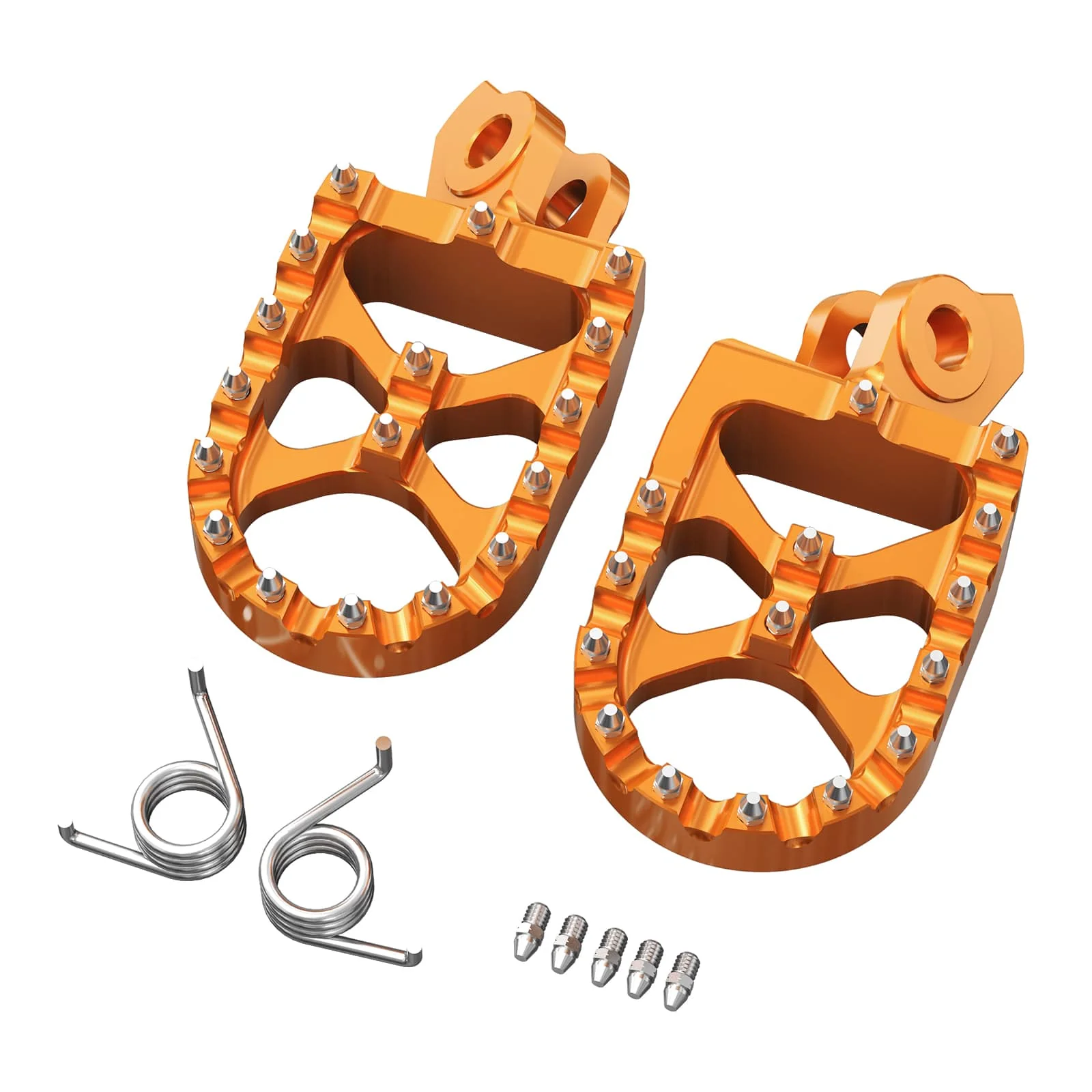 Pair Wide Billet Footpegs For Suzuki RMZ250 2010-2024 RMZ450 2008-2024 - Image 32