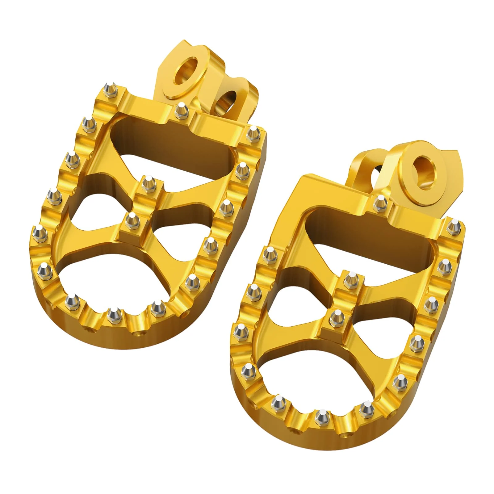 Pair Wide Billet Footpegs For Suzuki RMZ250 2010-2024 RMZ450 2008-2024 - Image 8