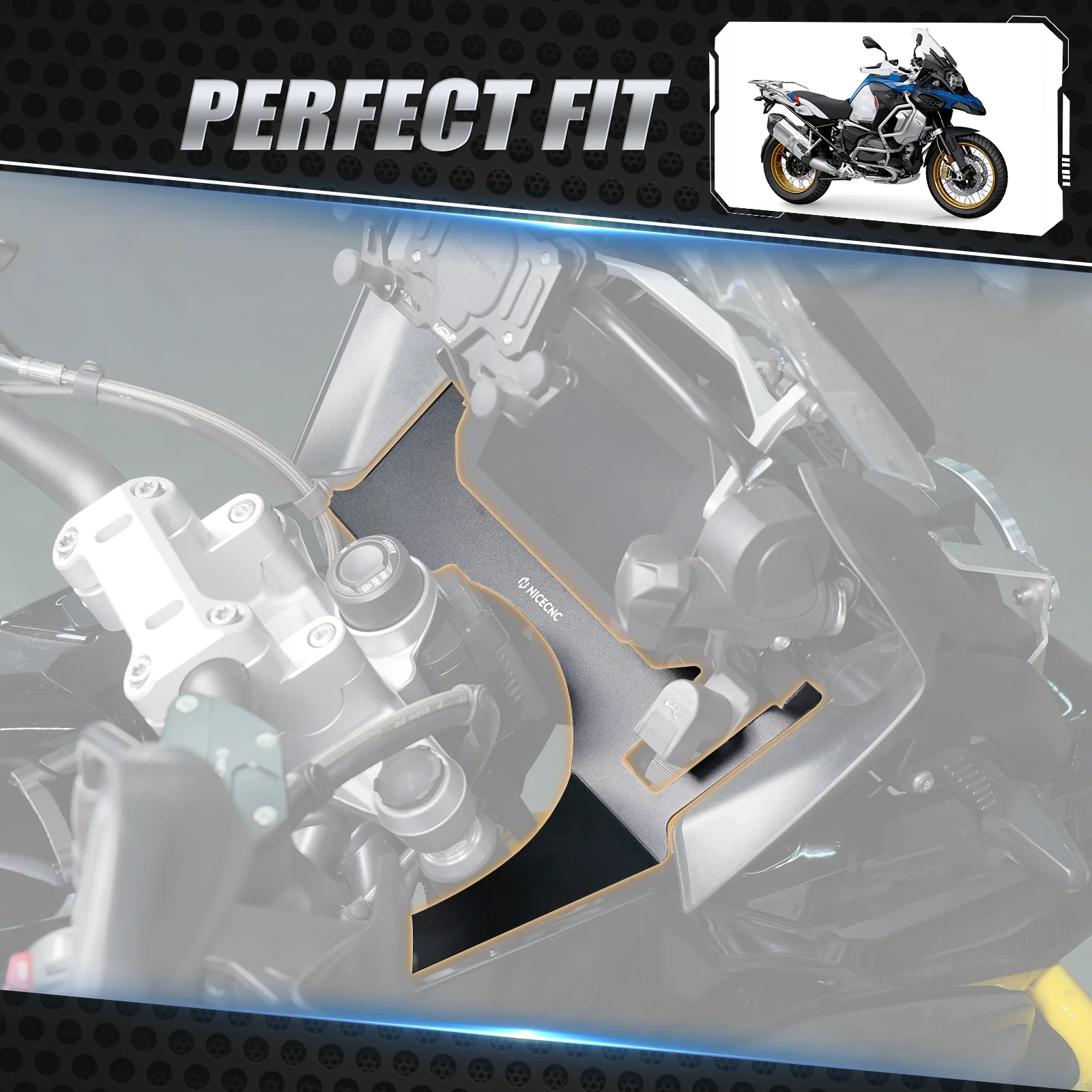 Cockpit Fairing For BMW R1200GS 2016-2018 R1250GS 2018-2023 - Image 2