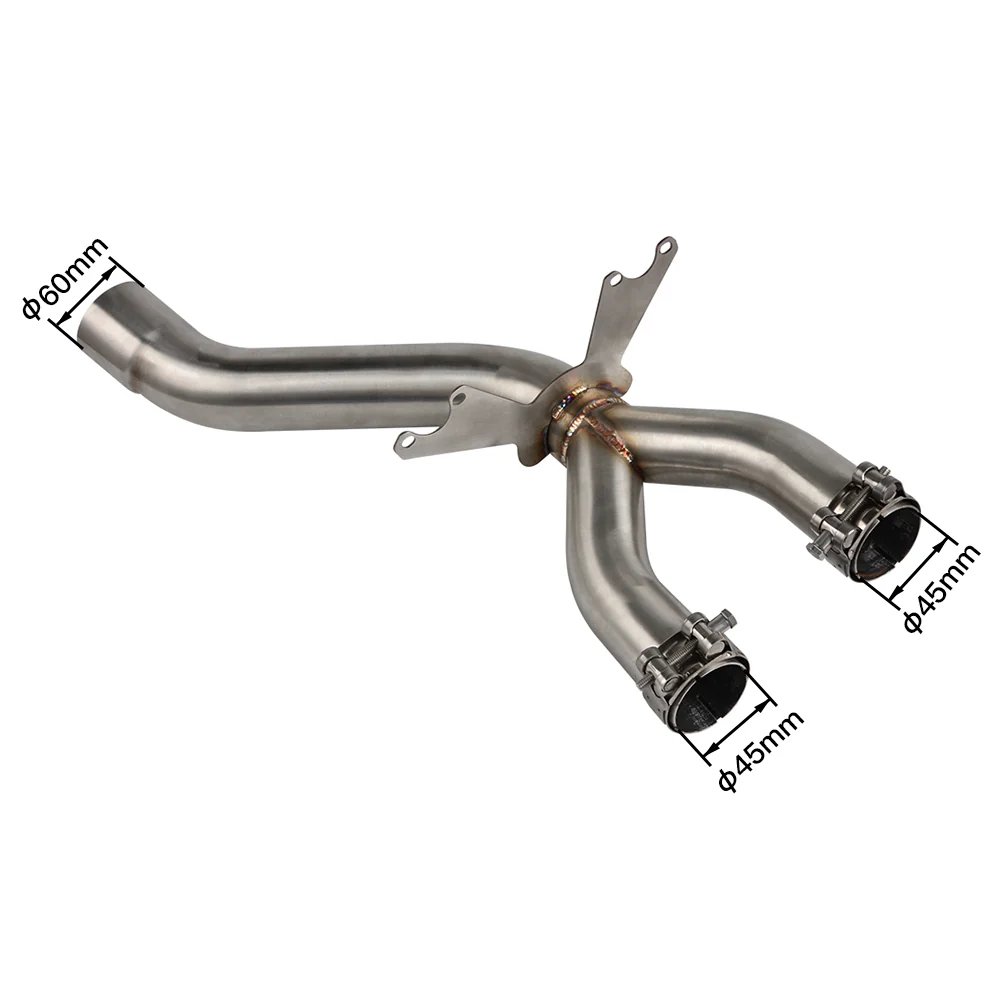 Decat Exhaust Muffler Down Pipe Mid Link Eliminator For BMW S1000RR 2012-2014 - Image 8