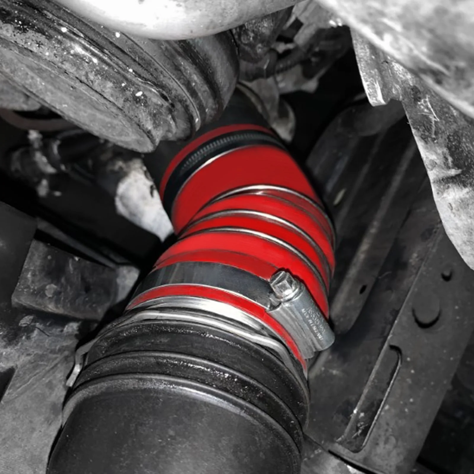 Diesel Silicone Intercooler Boost Hose For BMW 335D E90 E91 E92 - Image 2