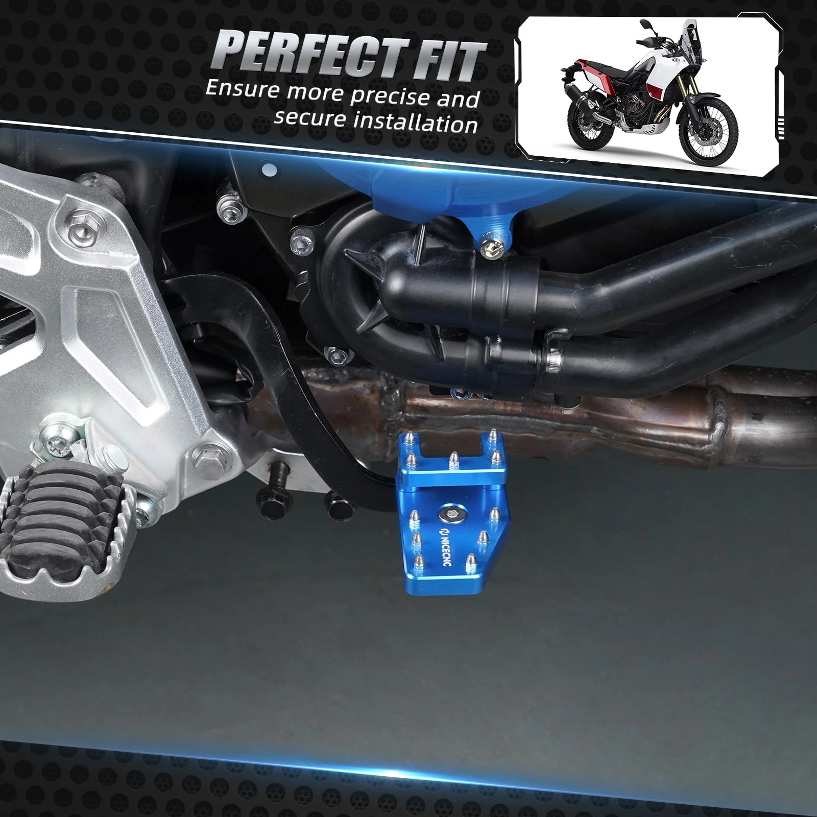Dual Control Brake Pedal For Yamaha Tenere 700 /XTZ700 2019-2024 - Image 2