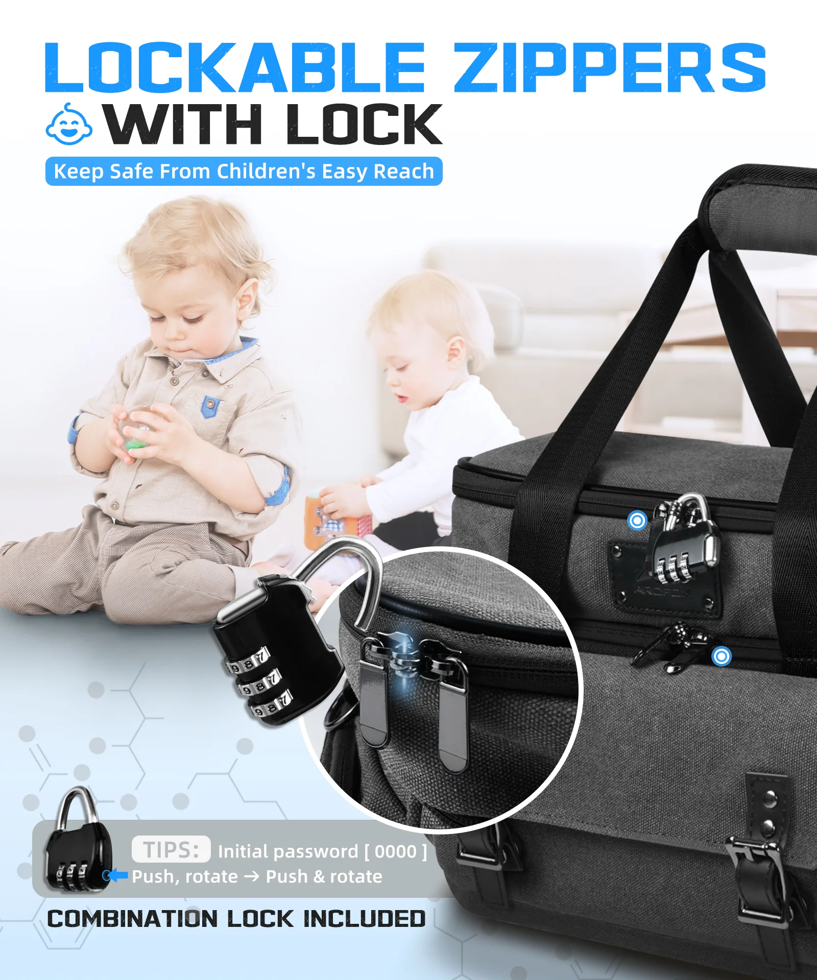 Dual Layers Medicine Organizer Bag Portable Medicine Pill Bottle Storage Bag - Image 8