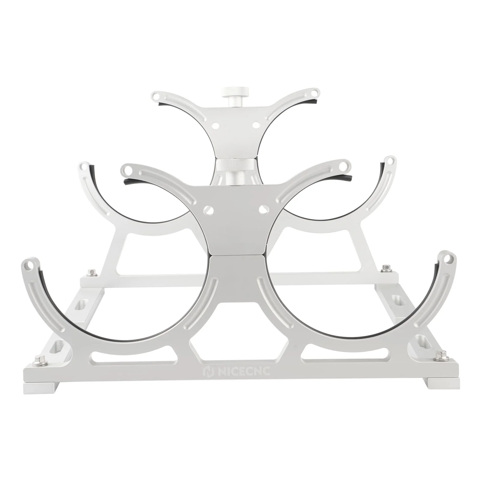 Billet Aluminum Dual Nitrous Bottle Bracket Fits 10-15lb Nitrous Bottles - Image 10
