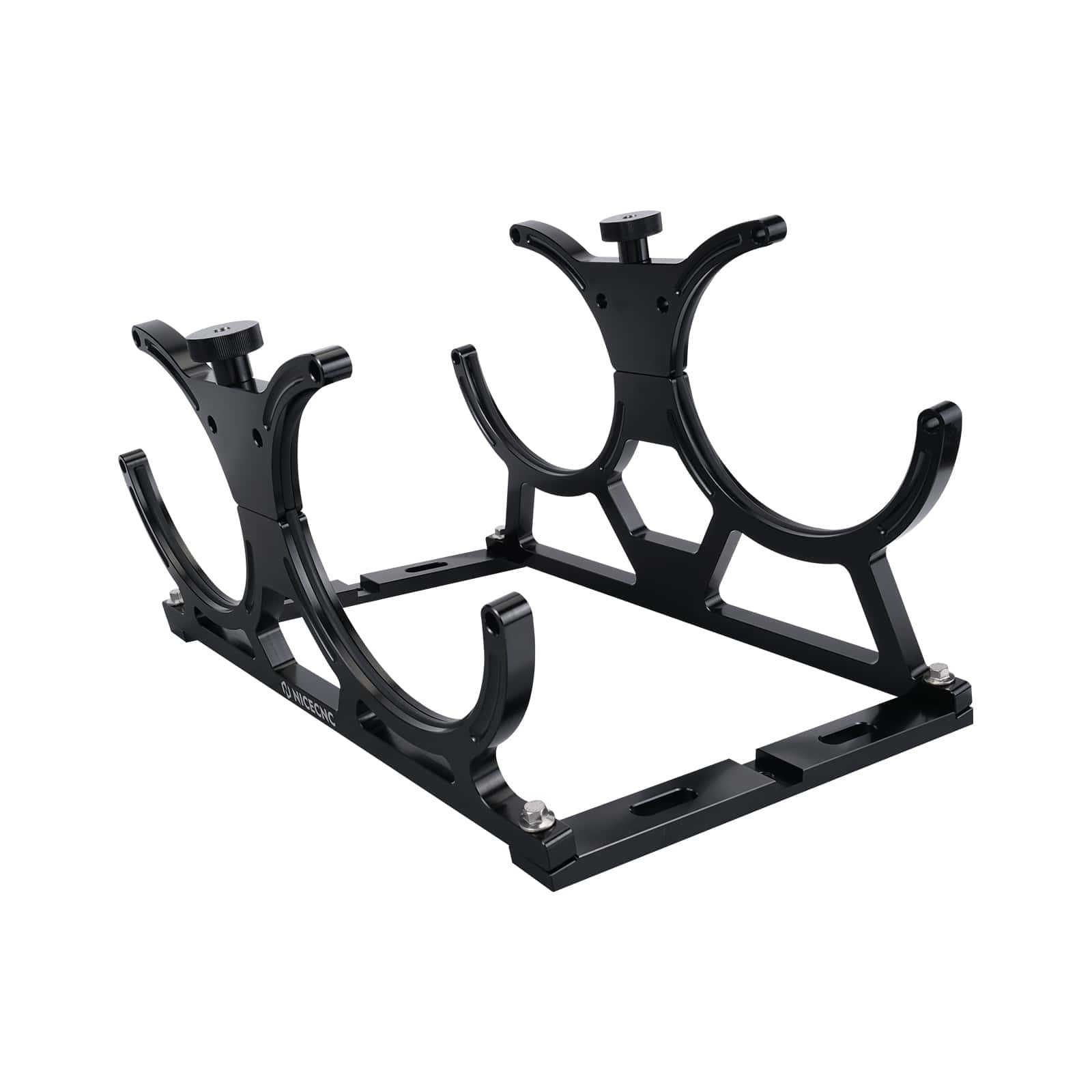 Billet Aluminum Dual Nitrous Bottle Bracket Fits 10-15lb Nitrous Bottles - Image 3