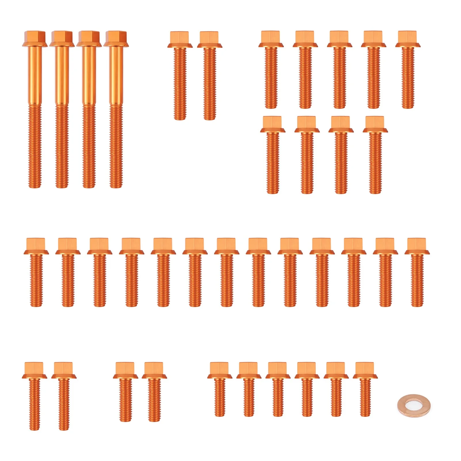 Engine Bolt Kit 7075-T6 Billet Aluminum for KTM 250/300 EXC/XCW 2020-2022 - Image 5