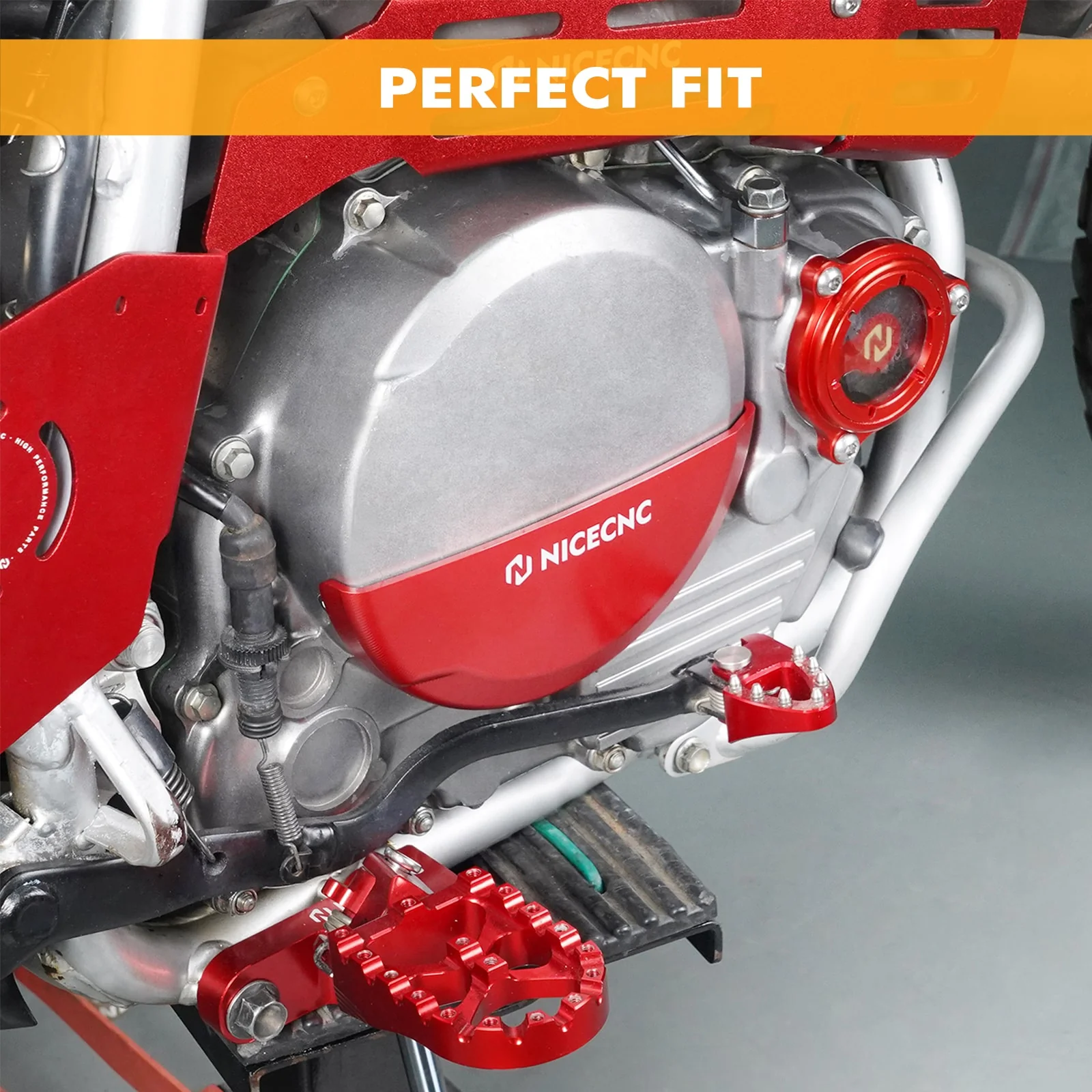 Billet Engine Clutch Cover Guard Protector For Honda XR650L 1993-2025 - Image 4