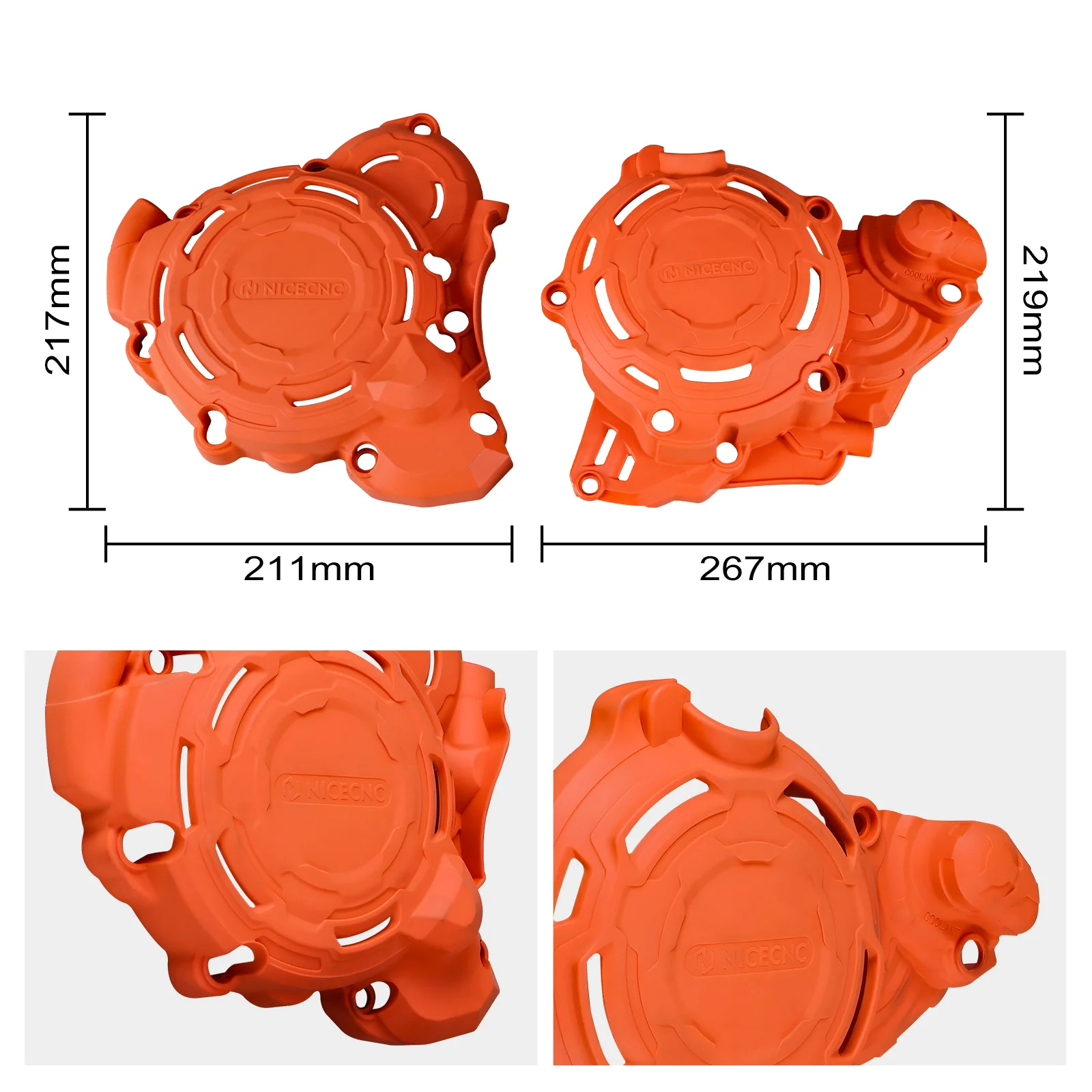 Engine Clutch Cover Ignition Guard For KTM Husqvarna GasGas 250 300 2023-2024 - Image 5