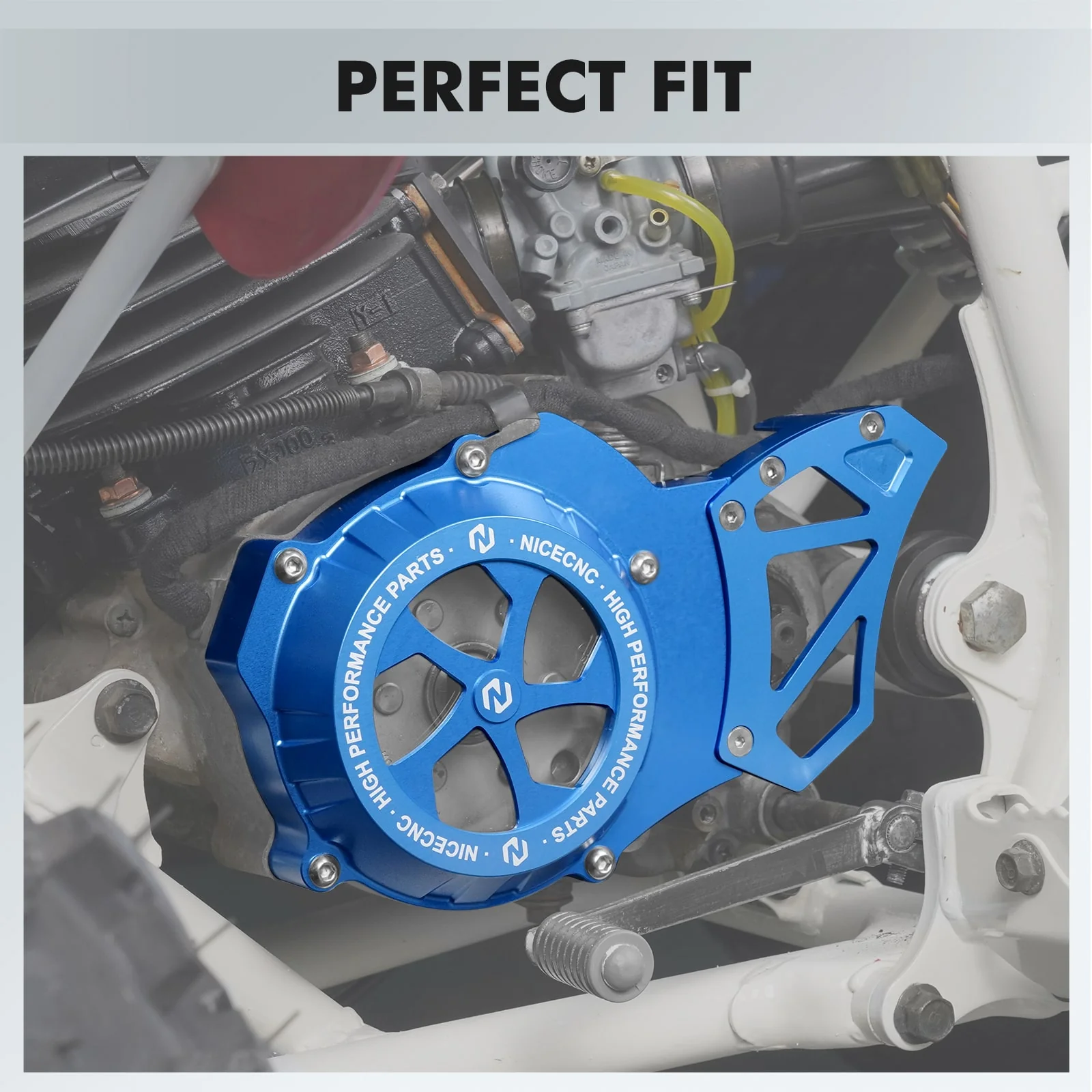Transparent Crankcase Engine Stator Flywheel Cover Guard For Yamaha Blaster 200 - Image 14
