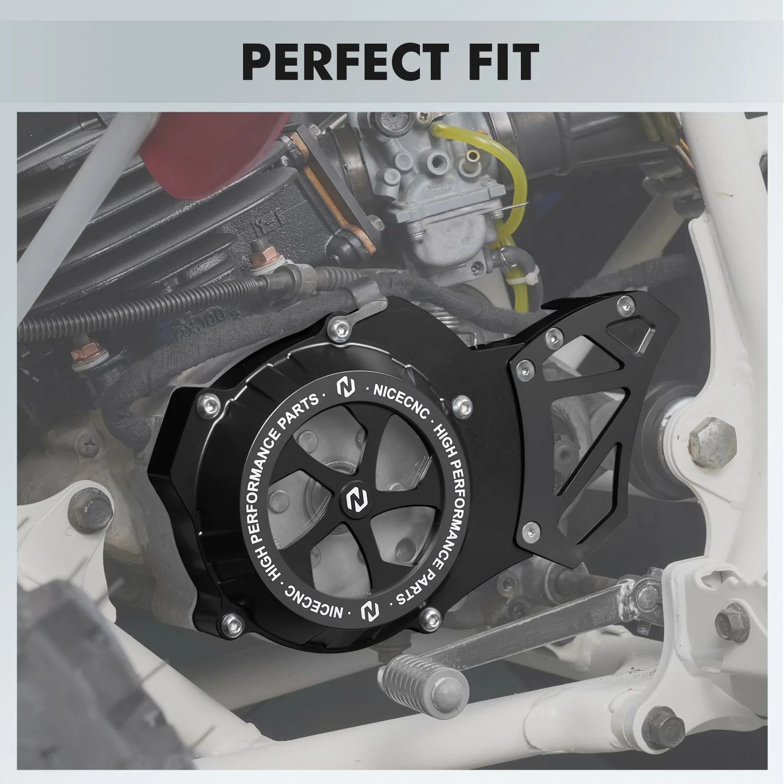 Transparent Crankcase Engine Stator Flywheel Cover Guard For Yamaha Blaster 200 - Image 19