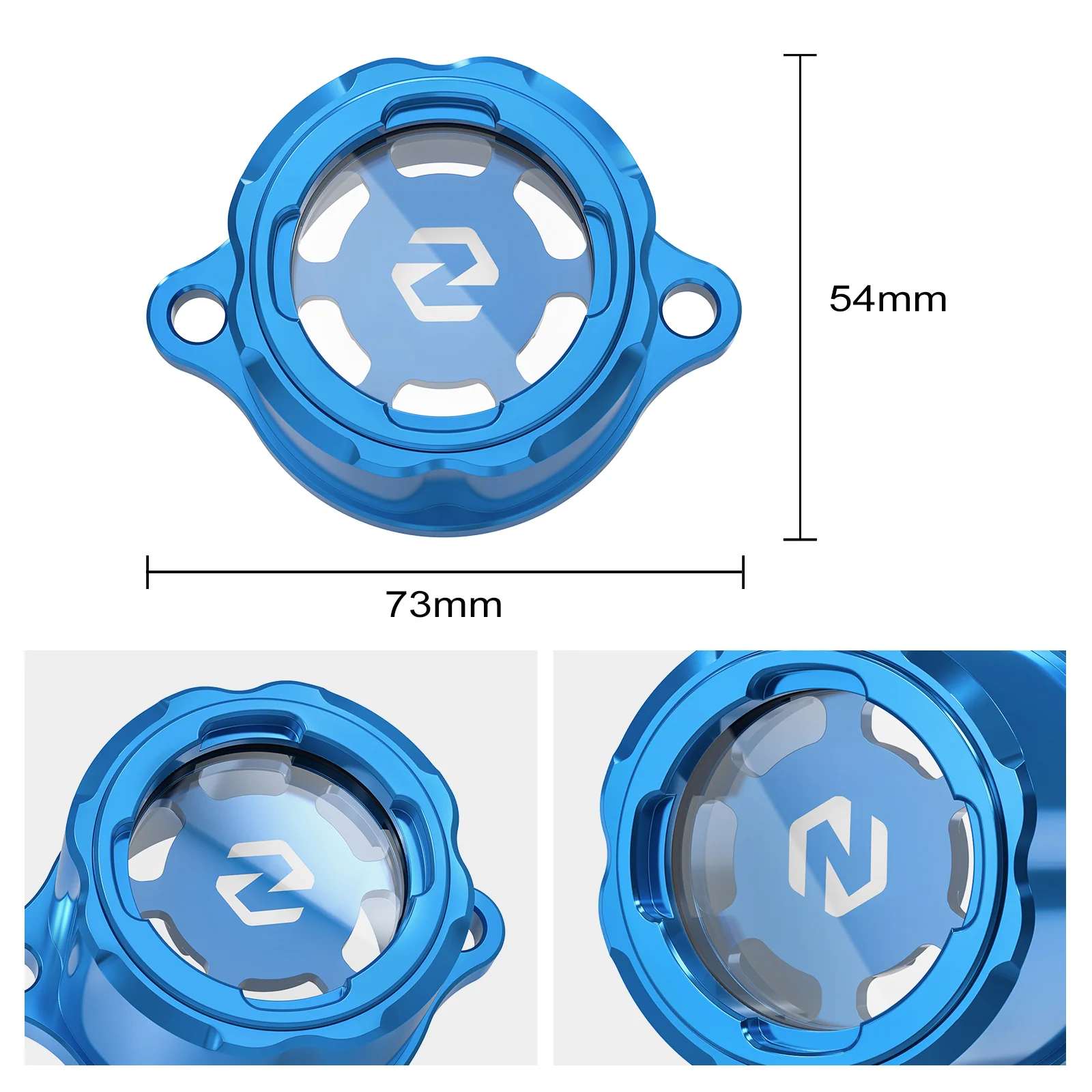 Engine Oil Filter Cap Cover for Yamaha YZ450F 2023-2024 YZ450FX WR450F 2024 - Image 2