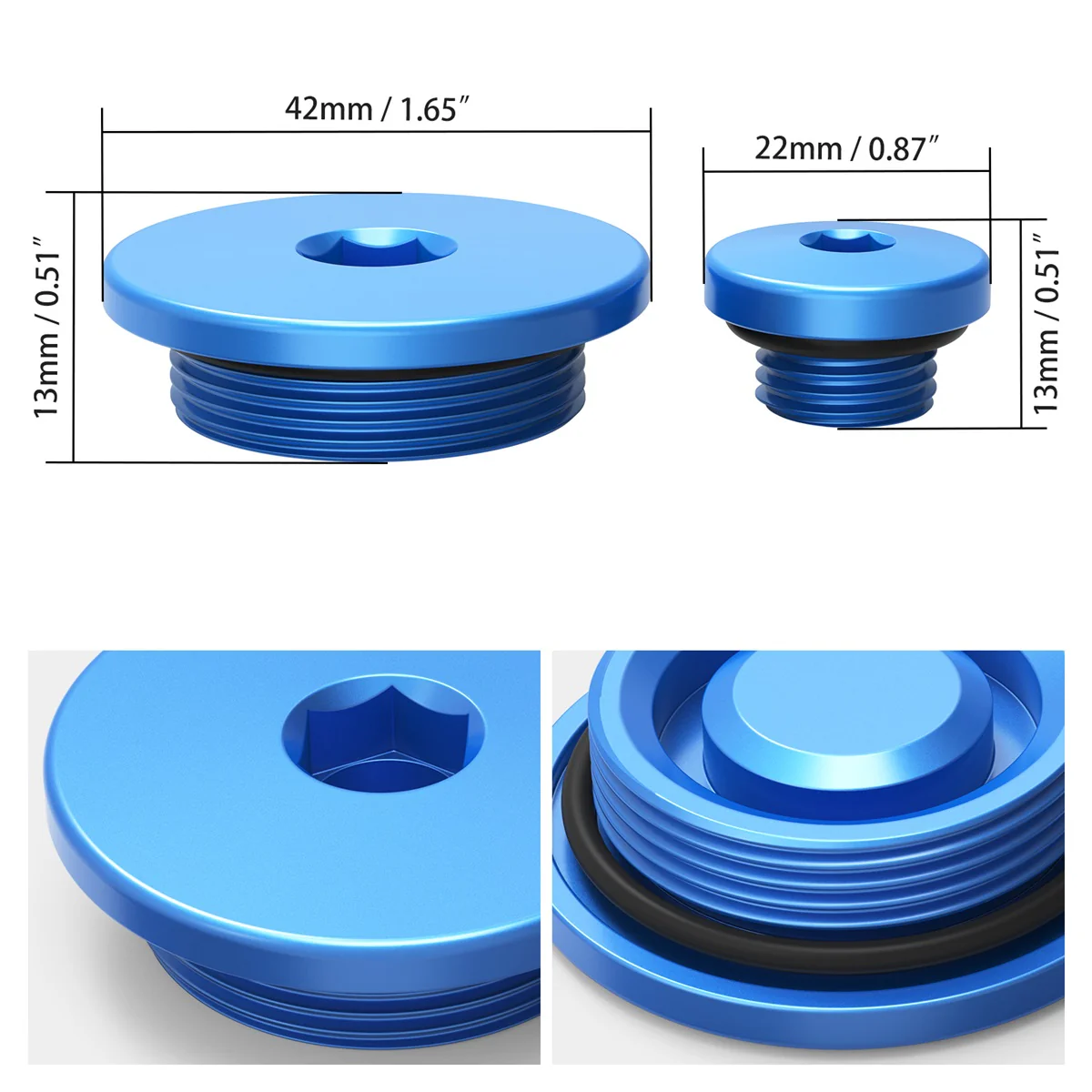 Engine Plugs Bolt Crankcase Cover For Yamaha YZ250F 2001-2013 - Image 4