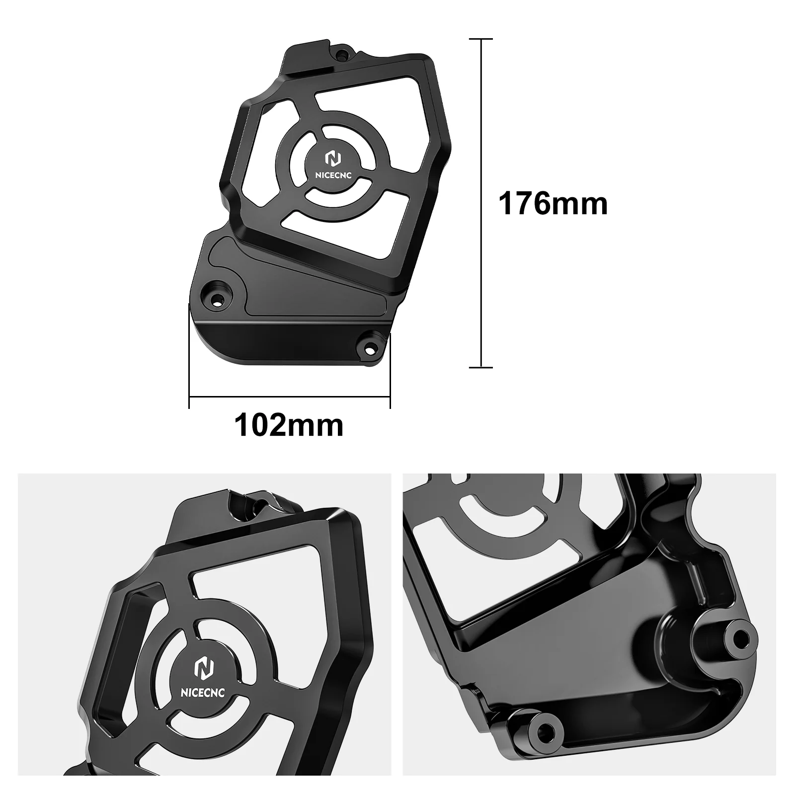 Engine Sprocket Cover Chain Guard Case Saver For Suzuki DR650 S / SE - Image 7