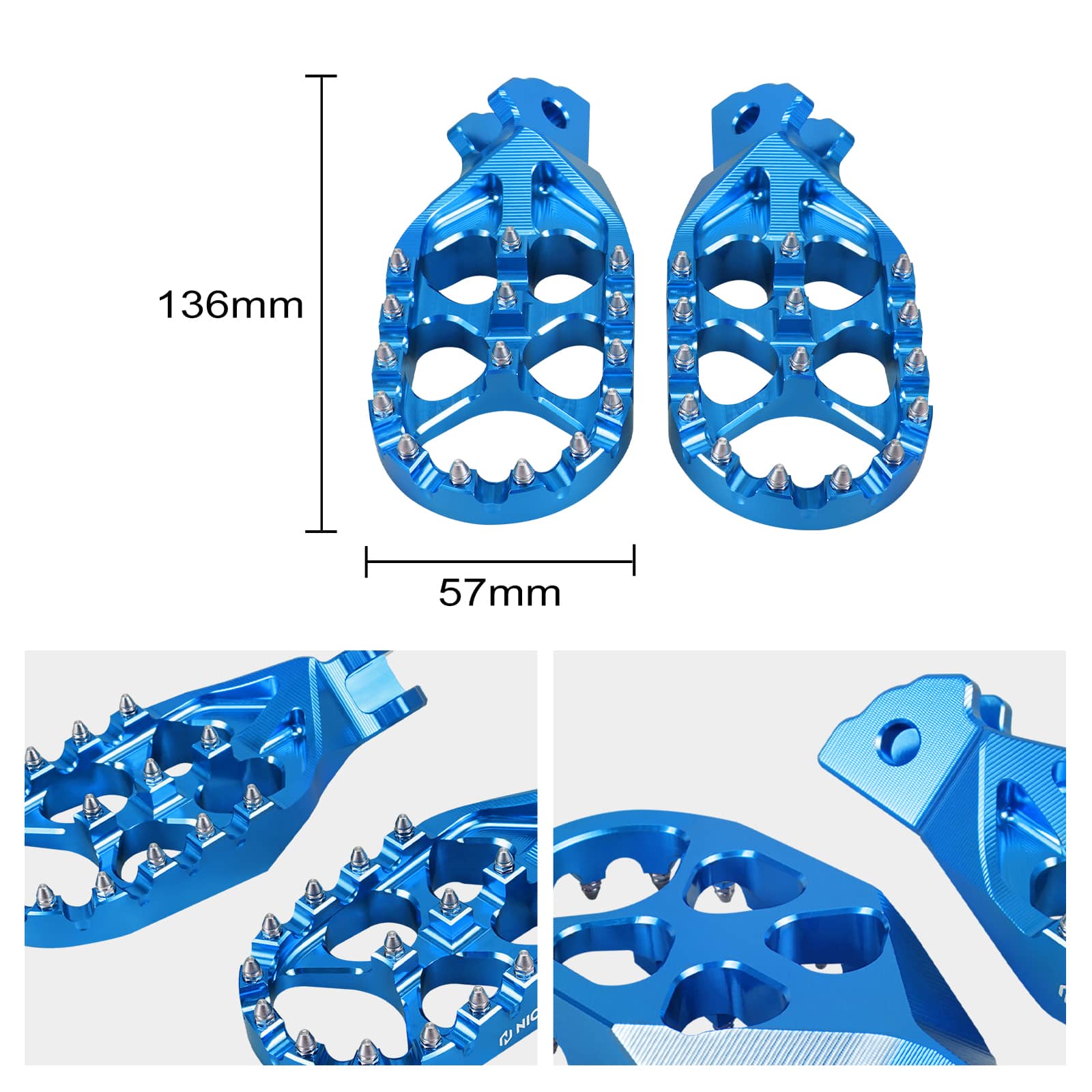 Enlarged Foot Pegs Footrest For Surron Light Bee X/ S/ L1E  Segway X160 X260 - Image 13