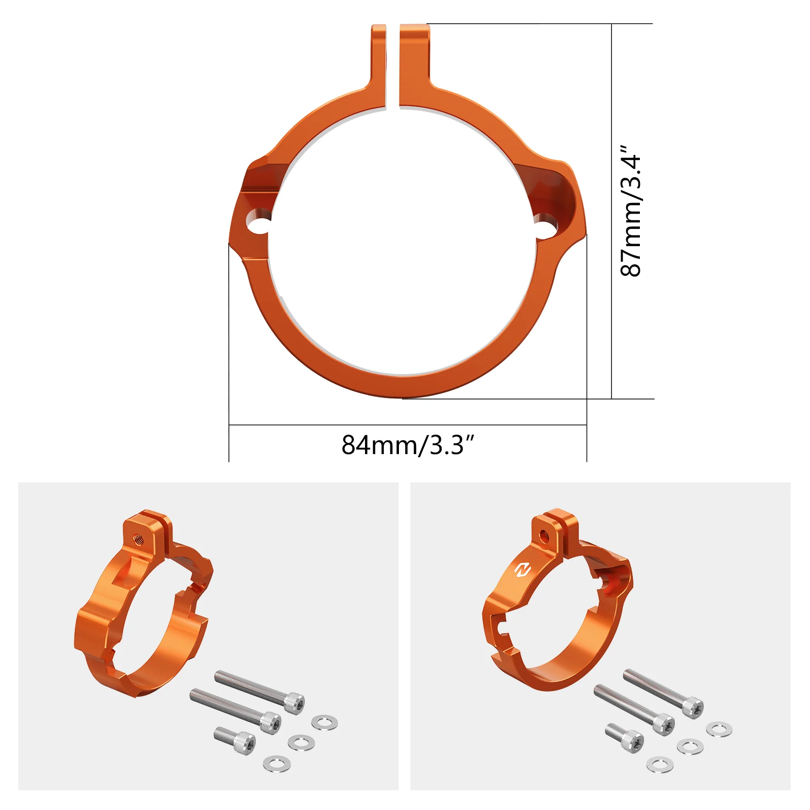 Exhaust Flange Clamp Guard For KTM XC SX EXC XCW Husqvarna TE Gas Gas 250 300 - Image 11