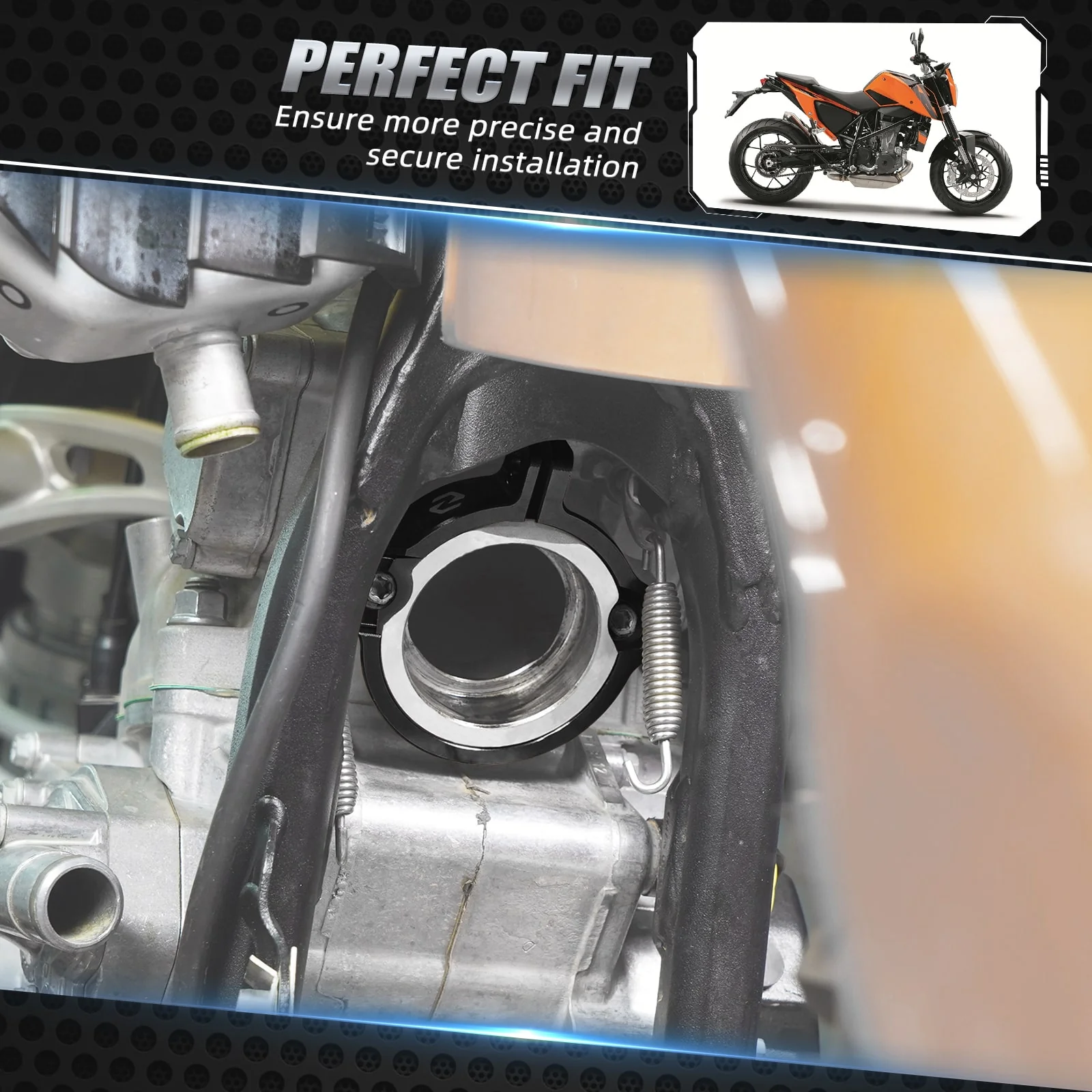Exhaust Flange Clamp Guard For KTM XC SX EXC XCW Husqvarna TE Gas Gas 250 300 - Image 3