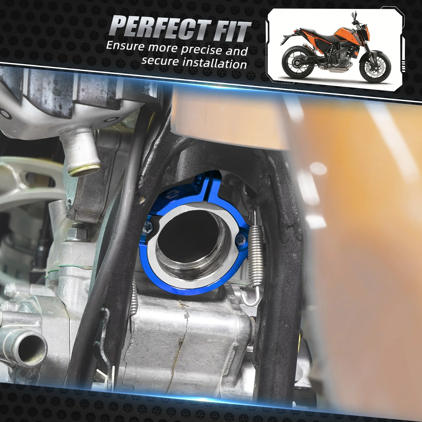 Exhaust Flange Clamp Guard For KTM XC SX EXC XCW Husqvarna TE Gas Gas 250 300 - Image 4