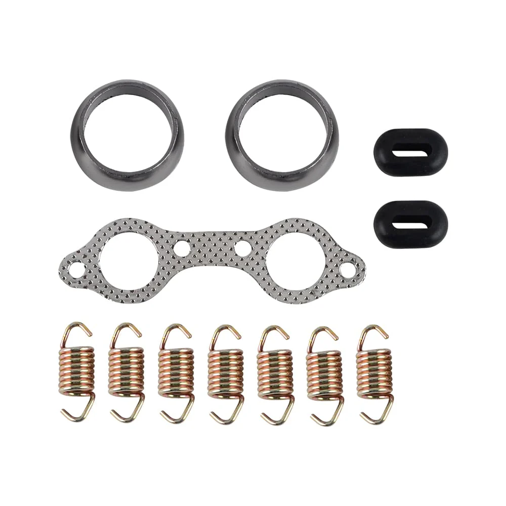 Exhaust Muffler Manifold Gasket Spring Seal Kit For Polaris UTV RZR 800 EFI 2008 - Image 2