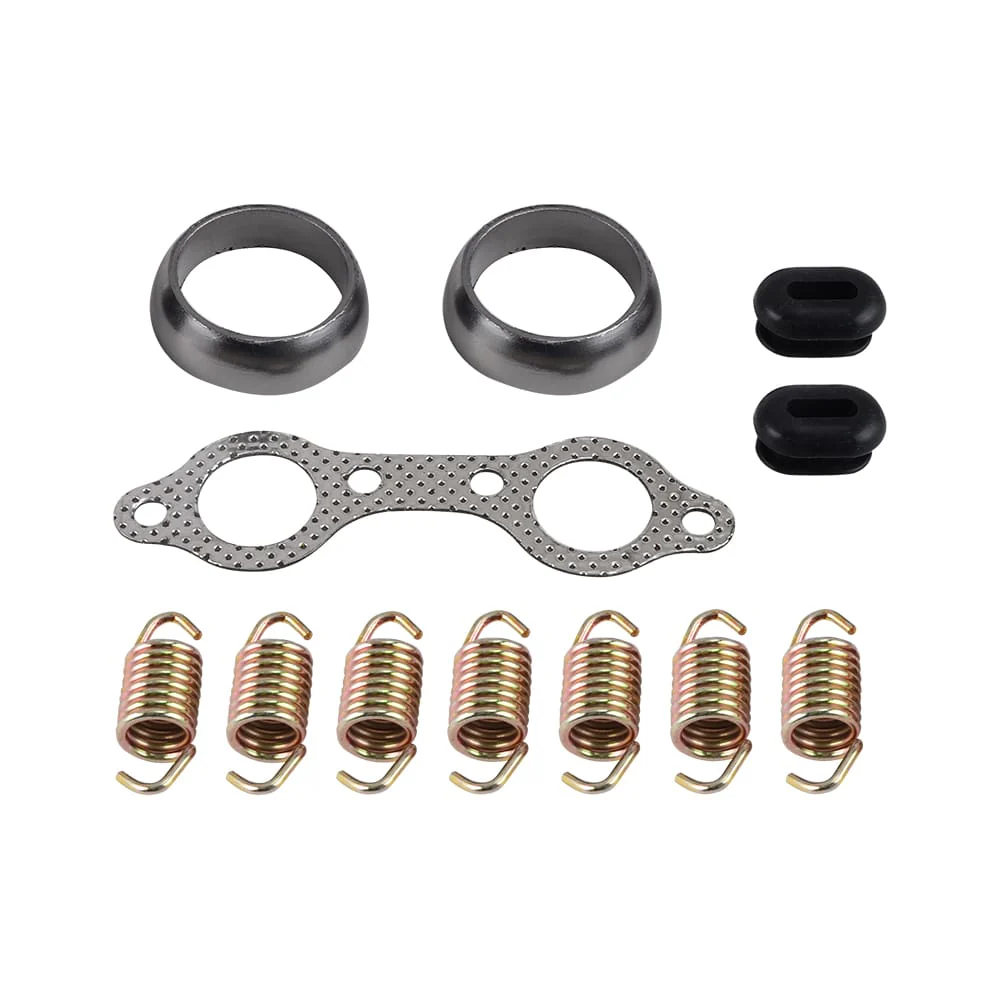 Exhaust Muffler Manifold Gasket Spring Seal Kit For Polaris UTV RZR 800 EFI 2008 - Image 3