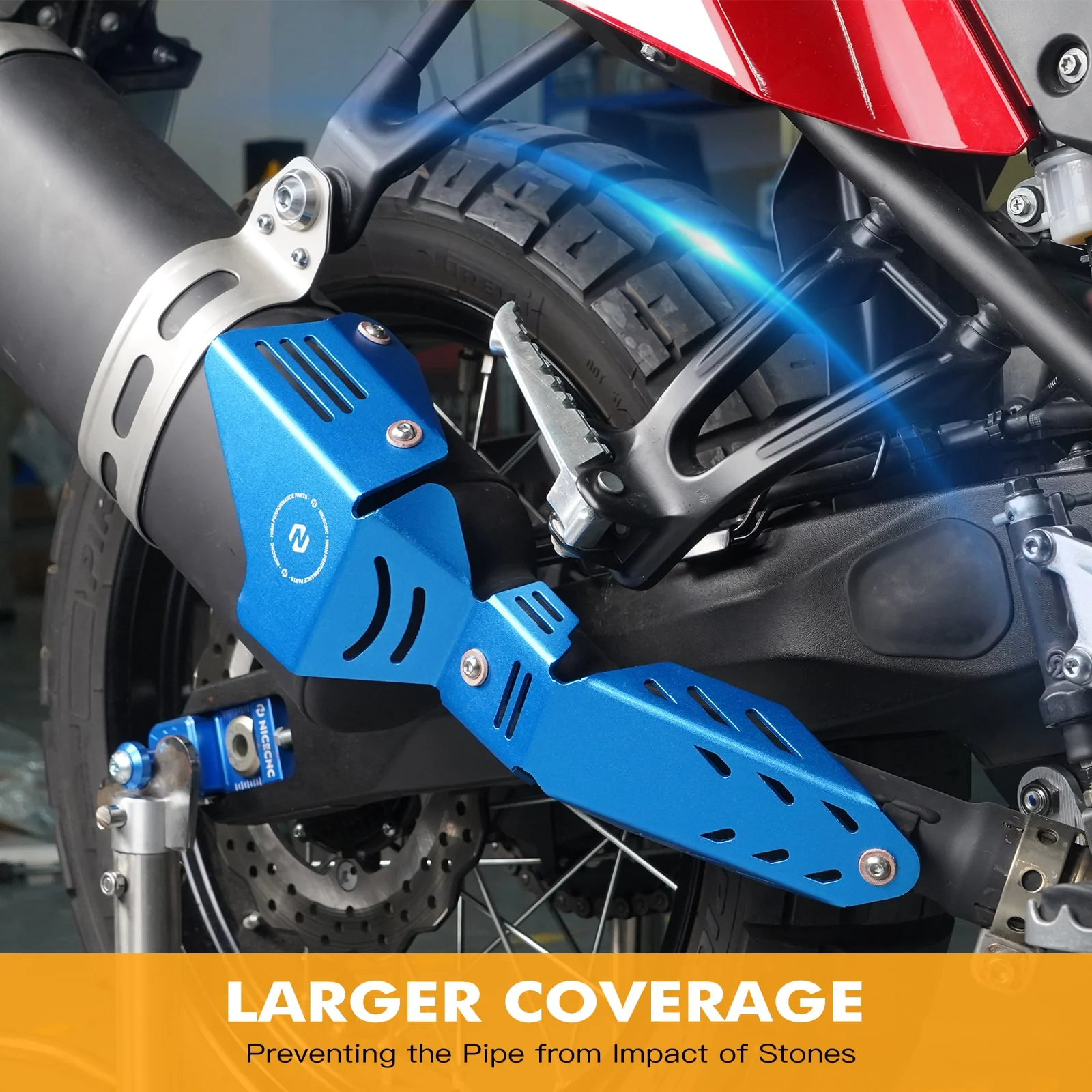 Exhaust Pipe Heat Shield Guard Cover For Yamaha Tenere 700 /XTZ 700 2019-2024 - Image 3