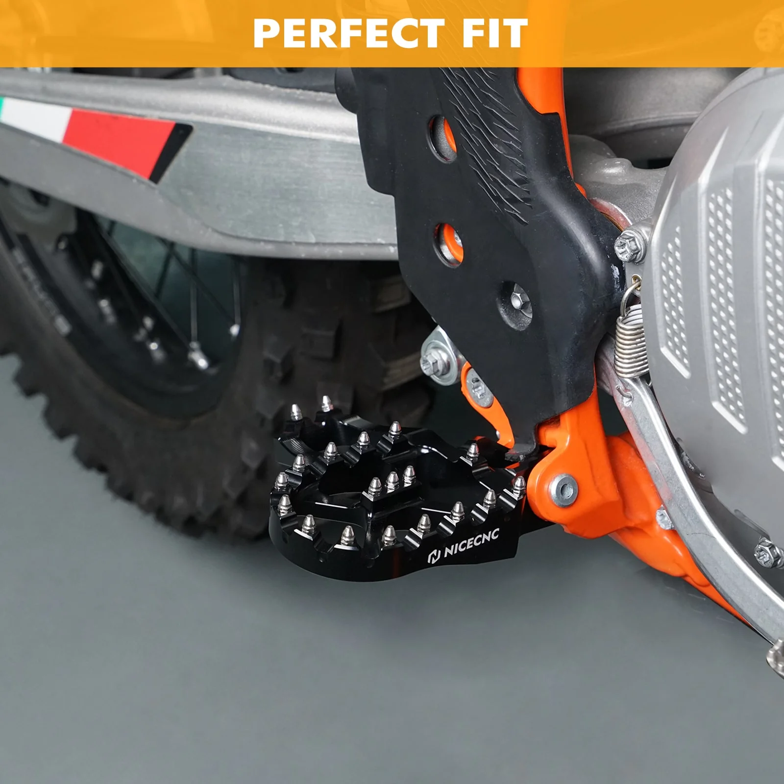 Extender Foot Pegs Footrests For KTM 125-500 Husqvarna 125-501 GasGas 250/300/350 - Image 3