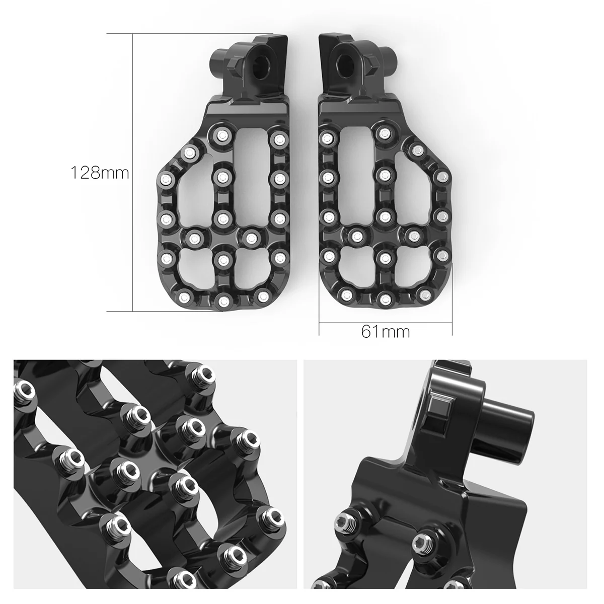 Extender Offset Foot Pegs Footrests For Yamaha YZ250F WR250F WR450F 2005-2023 - Image 4