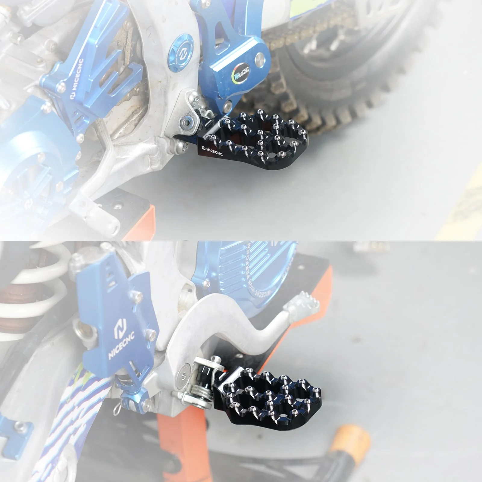 Extender Offset Foot Pegs Footrests For Yamaha YZ250F WR250F WR450F 2005-2023 - Image 8