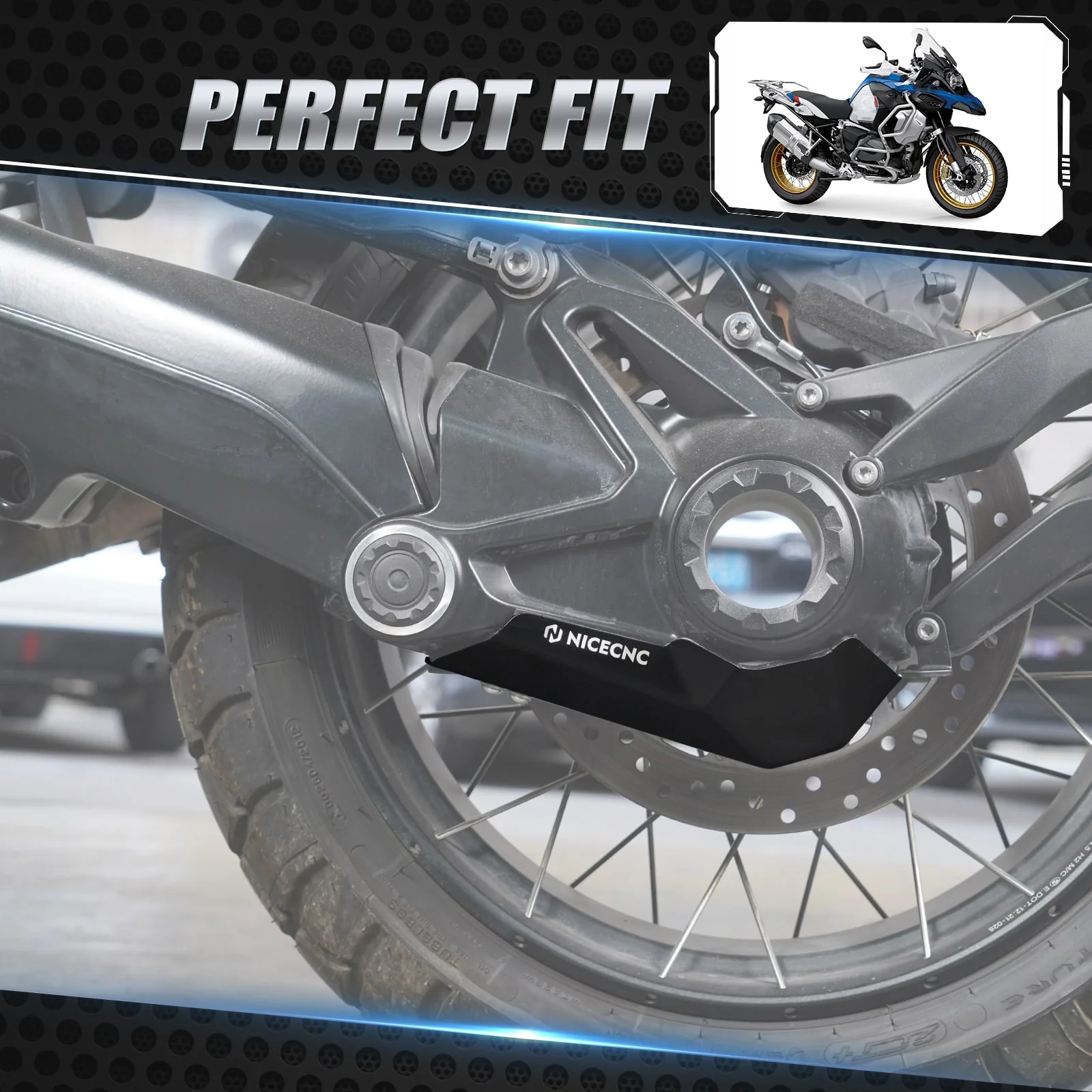 Final Drive Guard For BMW R1200GS Adventure 2013-2018 R1250GS Adventure 2019-2024 - Image 7
