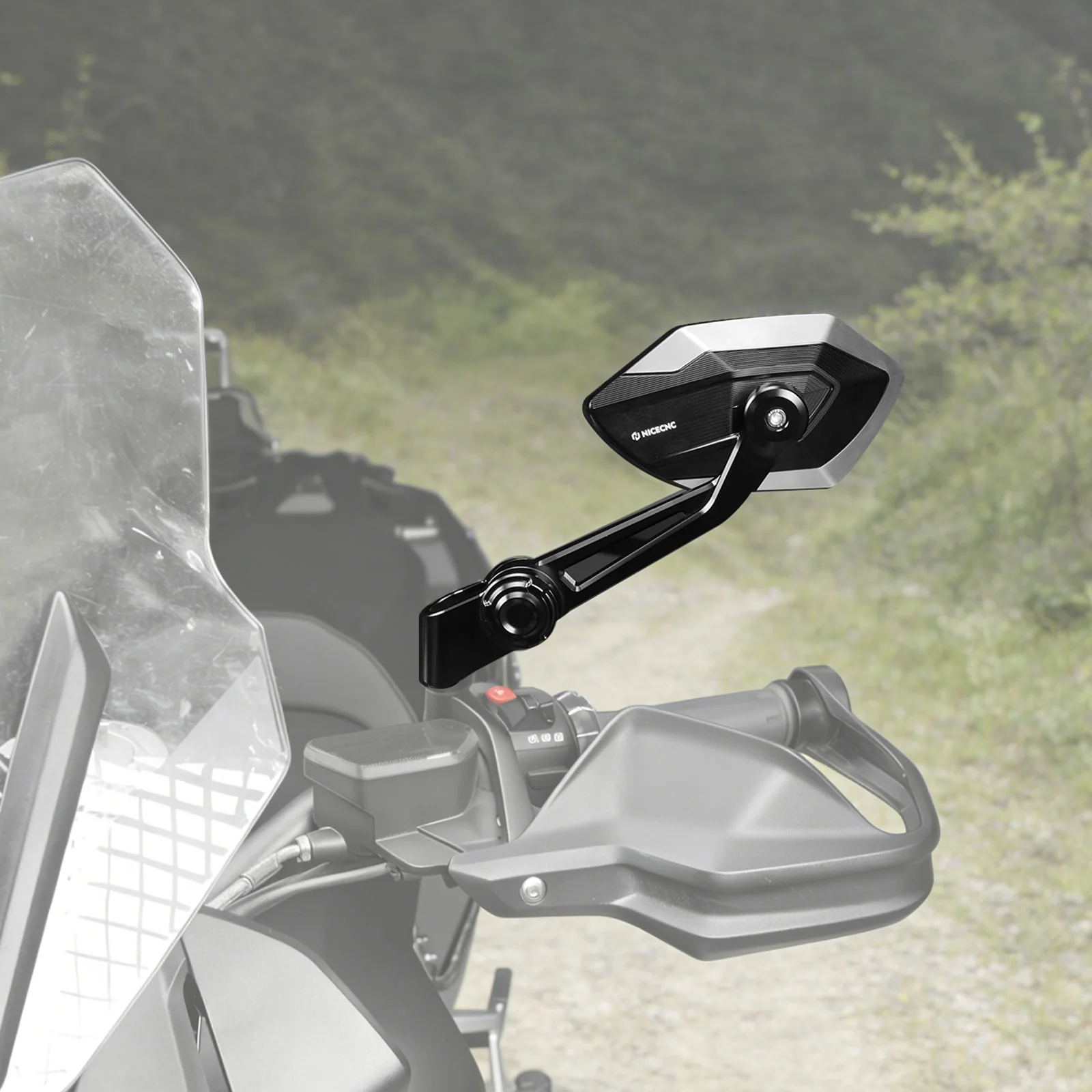 Foldable Rotatable Convex Rearview Mirrors For BMW R 1200 1250 1300 GS ADV - Image 2