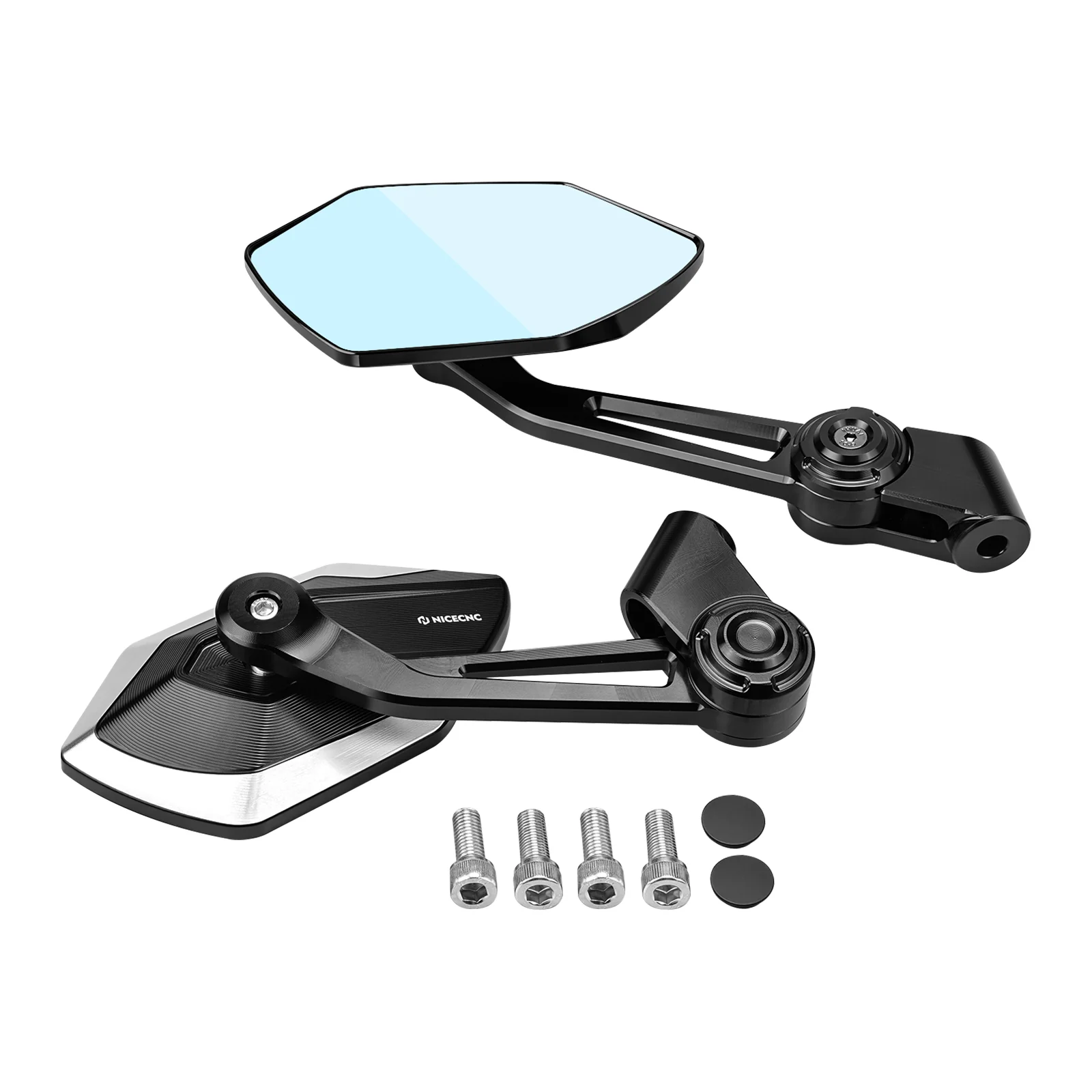 Foldable Rotatable Convex Rearview Mirrors For BMW R 1200 1250 1300 GS ADV - Image 6