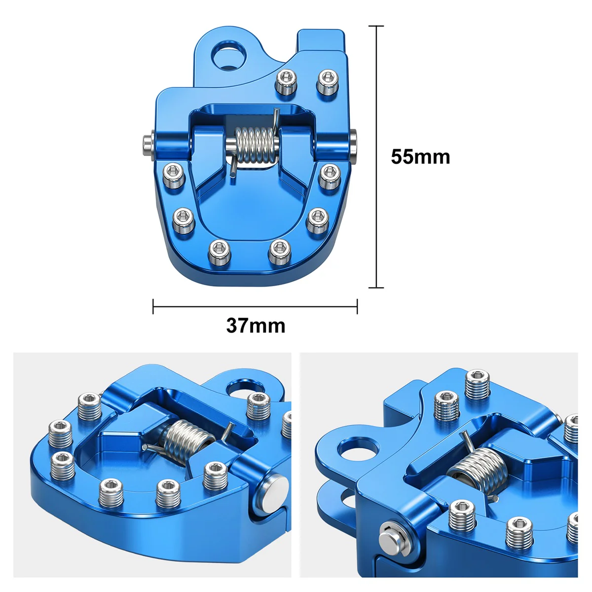 Folding Brake Pedal Lever Extension Plate Tip Pad For Suzuki DRZ400E / S / SM - Image 12