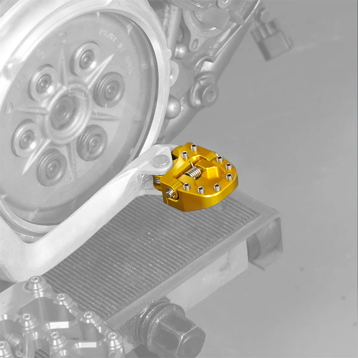 Folding Brake Pedal Lever Extension Plate Tip Pad For Suzuki DRZ400E / S / SM - Image 2