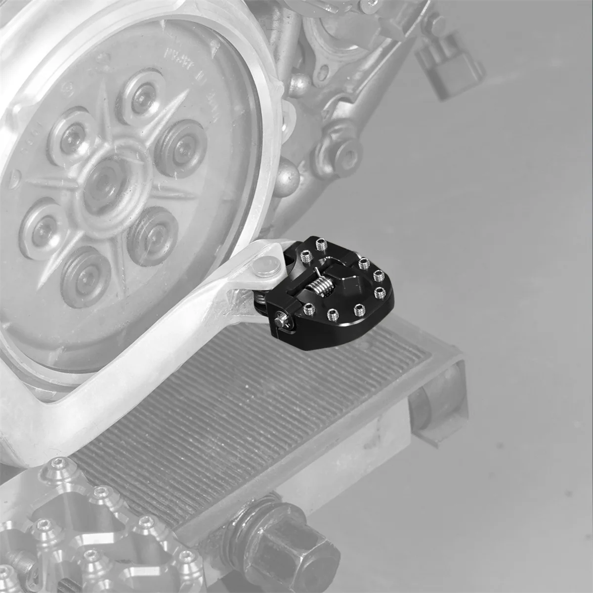 Folding Brake Pedal Lever Extension Plate Tip Pad For Suzuki DRZ400E / S / SM - Image 4