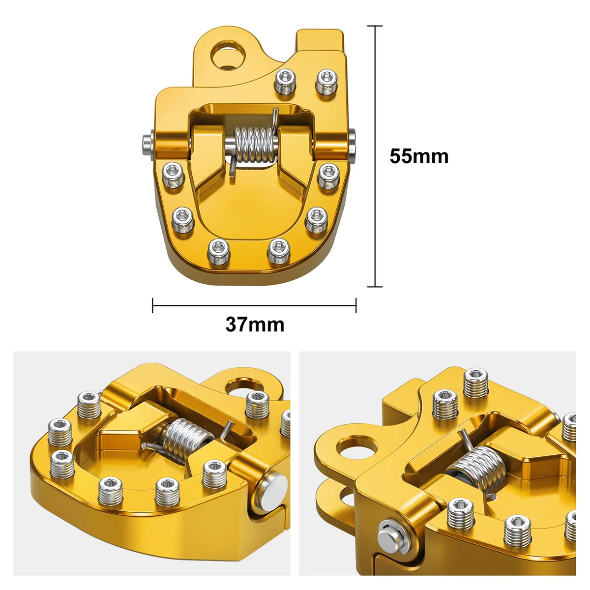 Folding Brake Pedal Lever Extension Plate Tip Pad For Suzuki DRZ400E / S / SM - Image 6