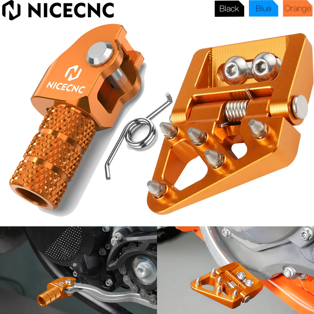 Folding Brake Pedal Tip For KTM 350 500 EXCF/TPi/6D 2017-2024 - Image 18