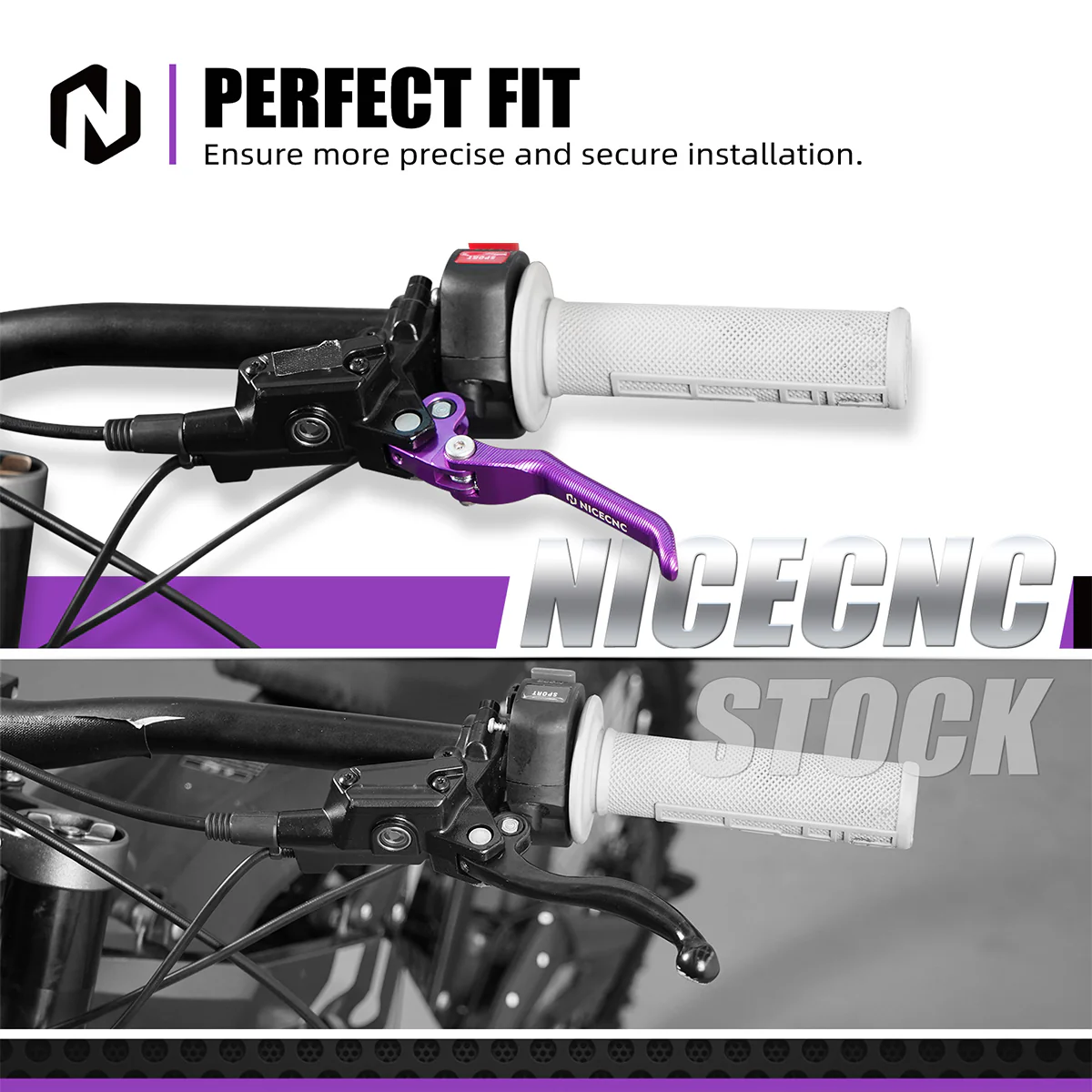 Folding Front Rear Brake Levers For Surron Light Bee X/ S/ L1E Segway X160 X260 - Image 2
